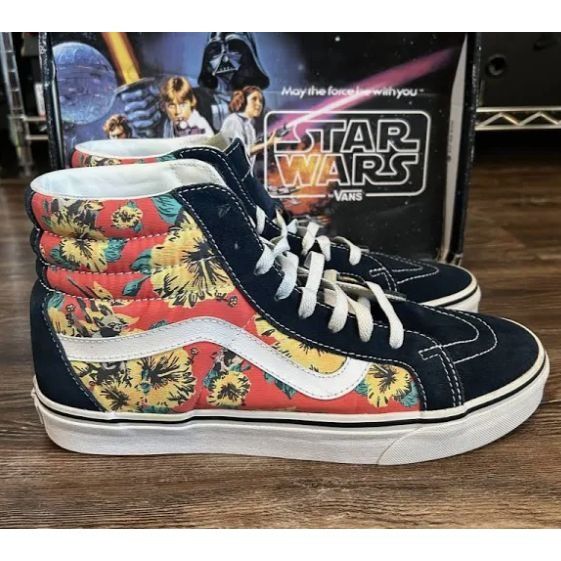 Vans X Star Wars Yoda Aloha Sk8 High Shoes Women's Size 9