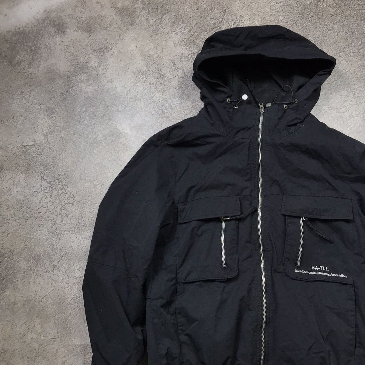 Vintage Vintage Y2K Black Hooded Bomber Jacket Streetwear Cropped M Size US M / EU 48-50 / 2 - 3 Thumbnail