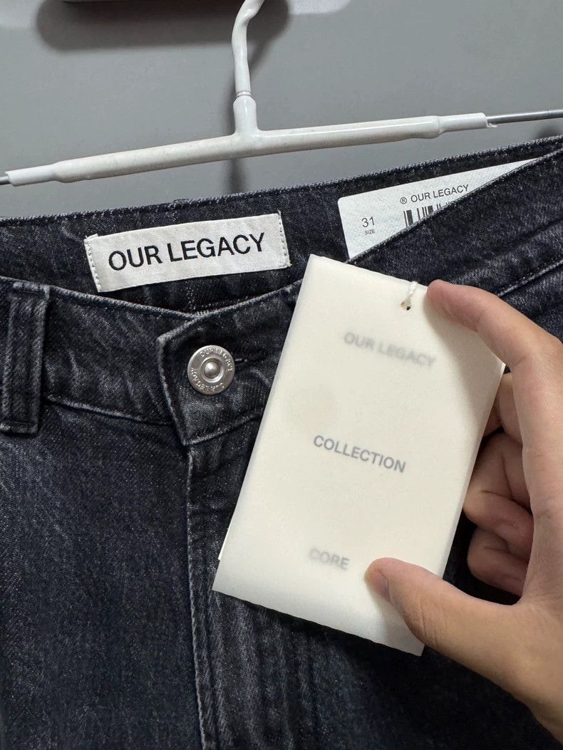 Our Legacy Our Legacy Dark grey jeans Size US 30 / EU 46 - 3 Thumbnail