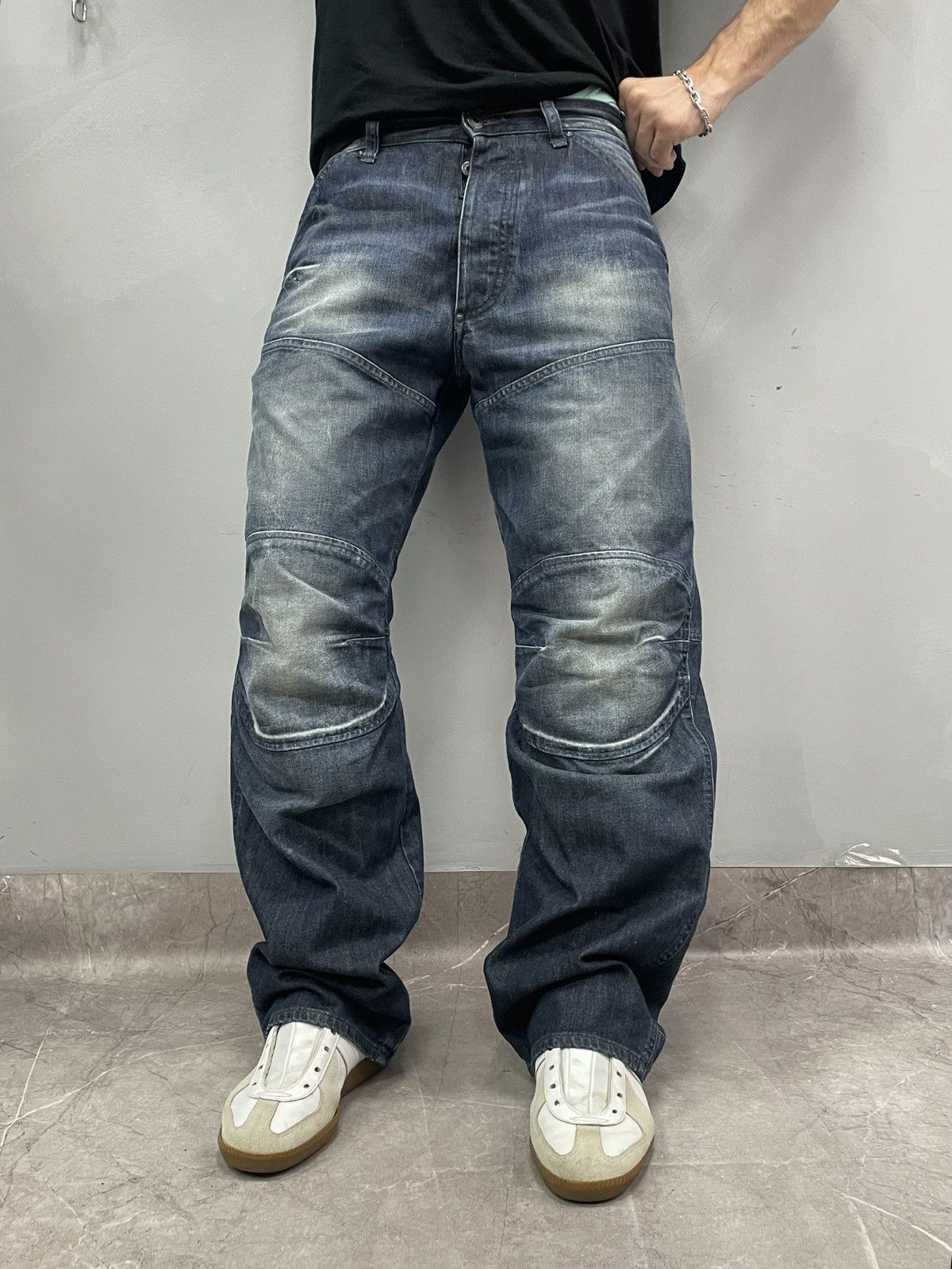 G-Star G star raw washed wide baggy pants y2k margiela style hype Size US 31 - 2 Thumbnail