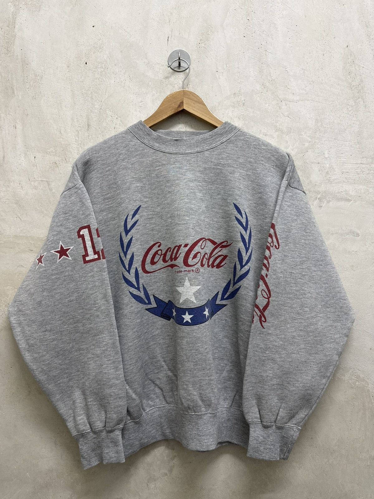 Coca Cola Vintage Coca Cola Embroidery Spellout Crewneck Sweatshirt Size US M / EU 48-50 / 2 - 1 Thumbnail