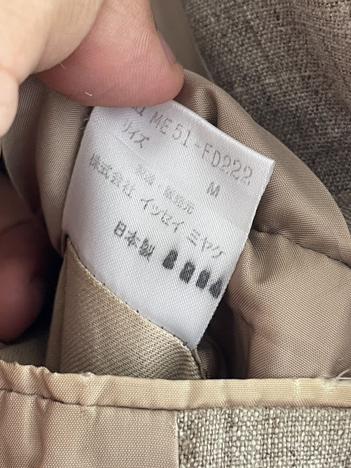 Issey Miyake Issey Miyake Linen Jacket Mandarin Collar 3 Pocket Size US M / EU 48-50 / 2 - 9 Thumbnail