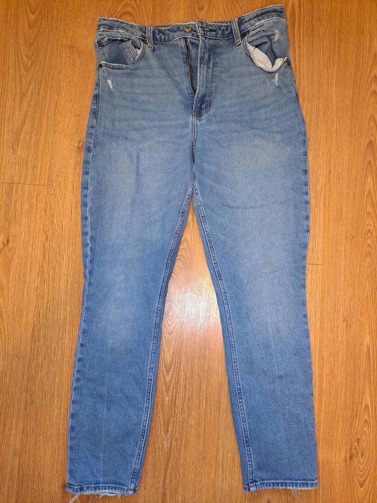 Abercrombie & Fitch DISTRESSED Y2K Abercrombie & Fitch Jeans Womens 10R Blue Size 32" / US 10 / IT 46 - 1 Thumbnail