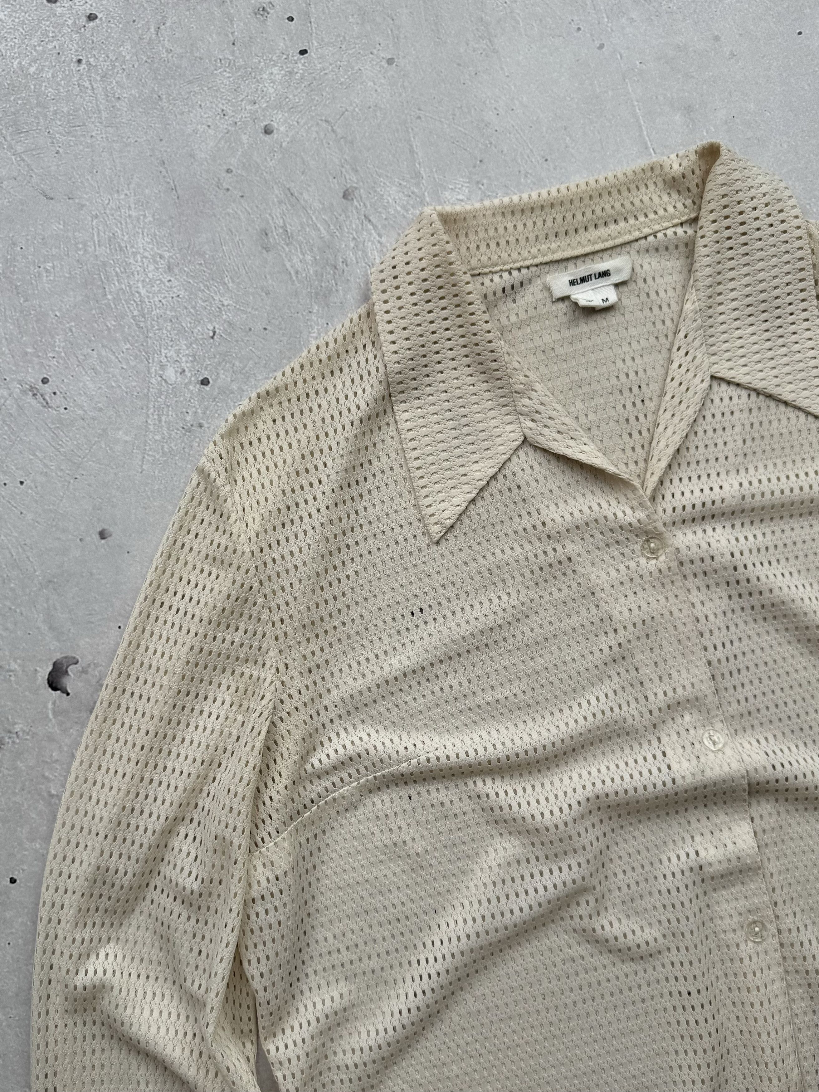 Helmut Lang Helmut Lang Vintage Mesh Shirt Size M / US 6-8 / IT 42-44 - 2 Thumbnail