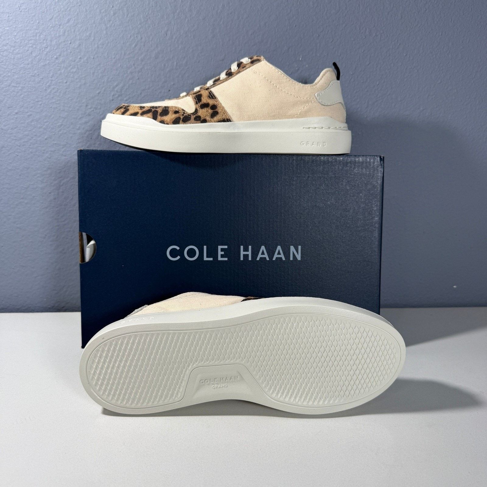 Cole Haan Cole Haan GrandPro Rally Canvas Leopard Sneaker Beige Size 6 Size US 6 / IT 36 - 4 Thumbnail