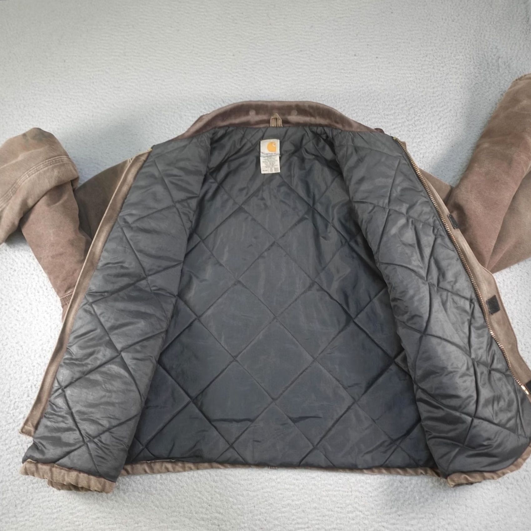 Carhartt VINTAGE Carhartt Jacket Mens 2XL Brown Canvas Bomber J22CHT Made USA Popular Outdoors Casual Workwear Hoodie? Size US XXL / EU 58 / 5 - 5 Thumbnail