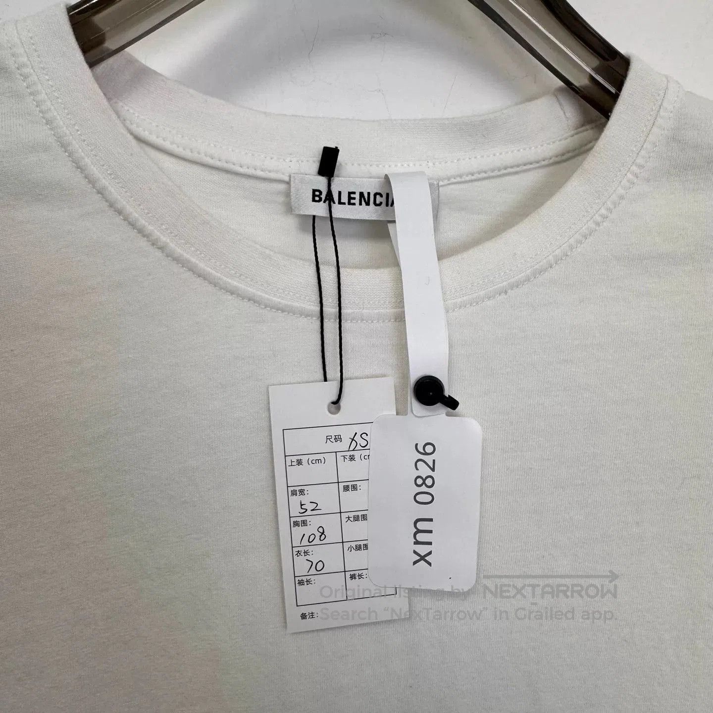 Balenciaga Balenciaga Techno Embroidered Short Sleeve T-Shirt. Size US XS / EU 42 / 0 - 3 Thumbnail