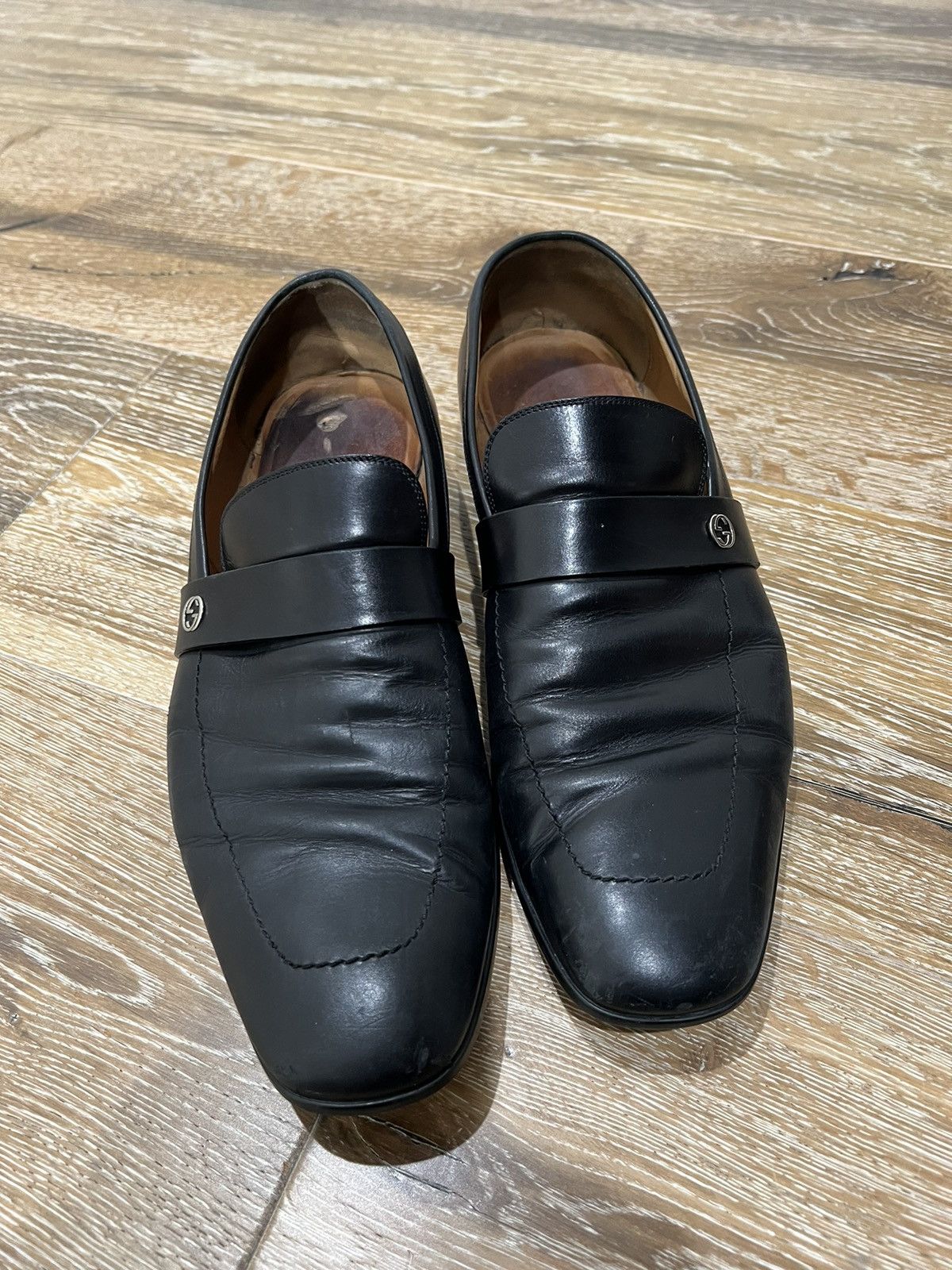 Gucci Gucci Leather Loafers Size US 8.5 / EU 41-42 - 1 Thumbnail