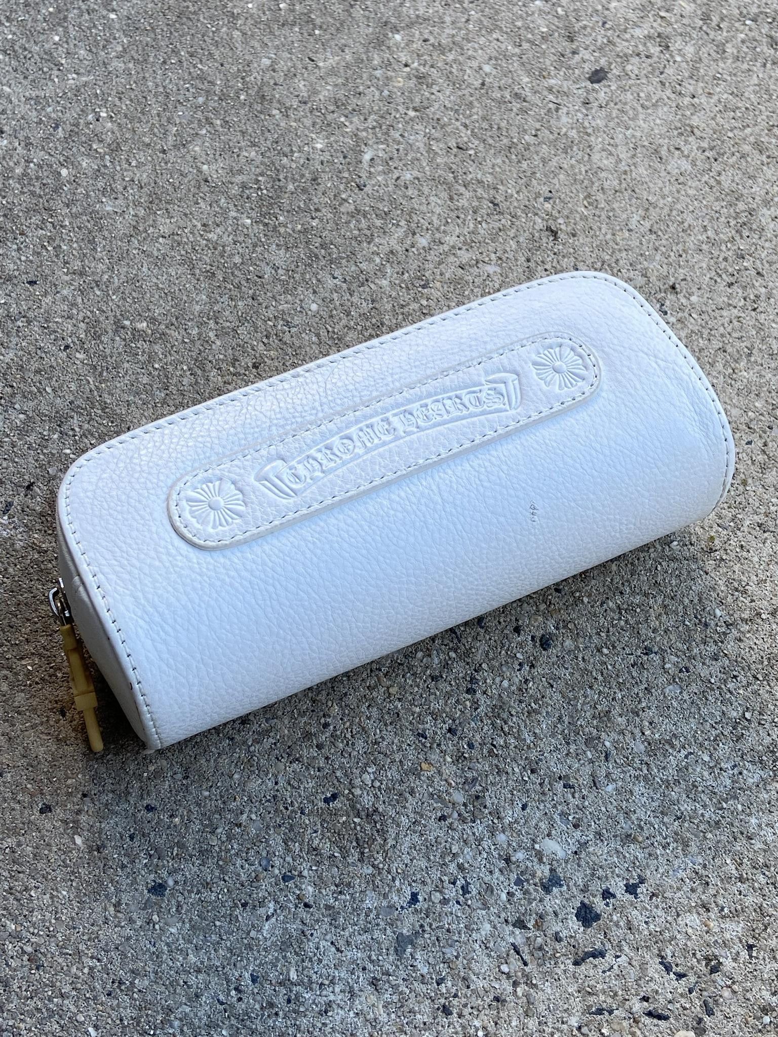 image of Chrome Hearts Glasses Case in White, Men's
