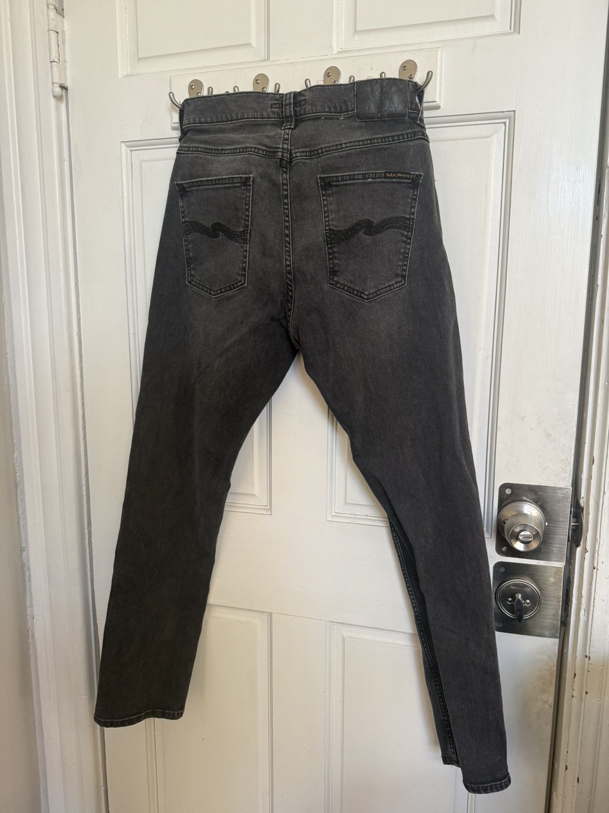 Nudie Jeans Nudies Lean Dean Black Eyes Size US 32 / EU 48 - 2 Thumbnail