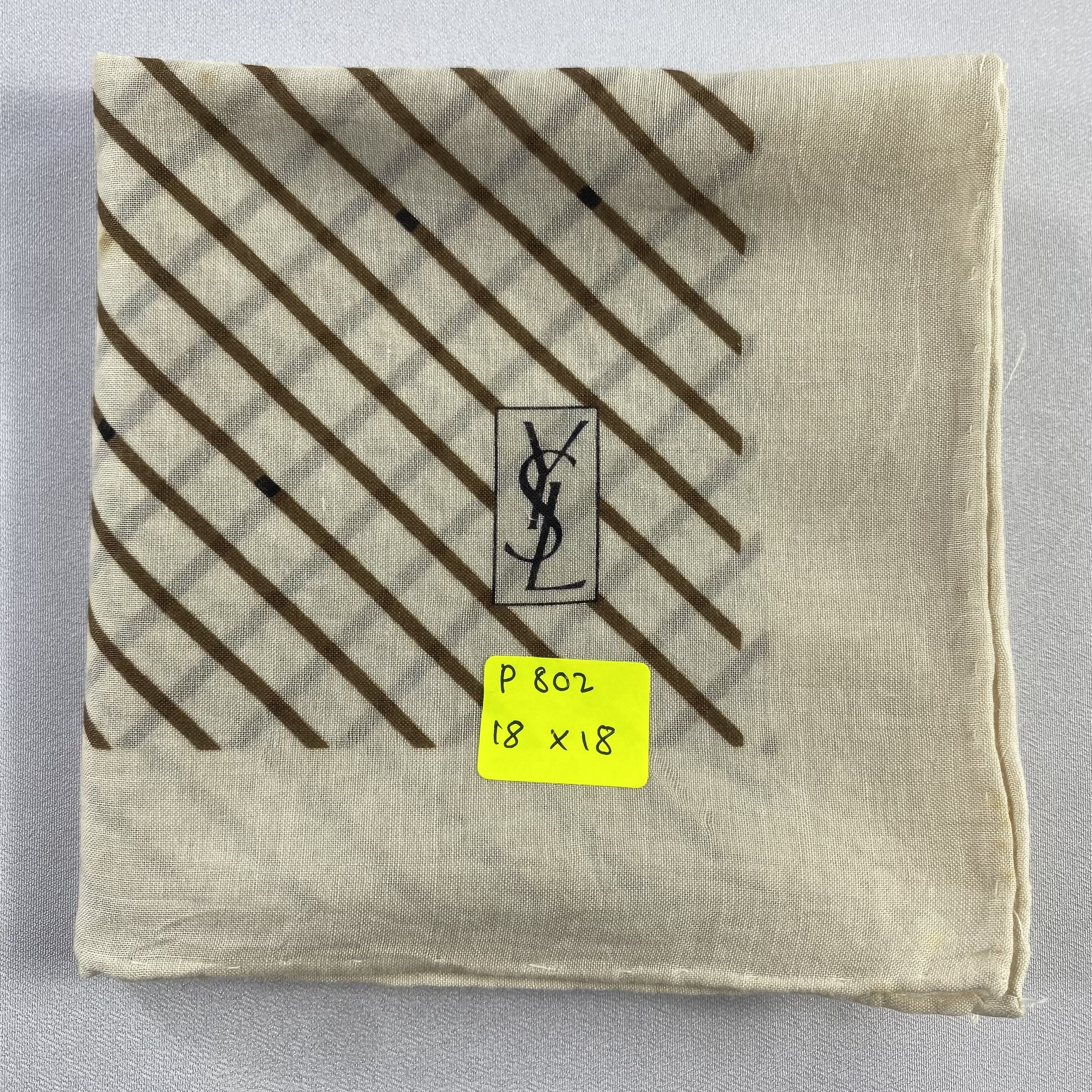 Vintage × Yves Saint Laurent Yves Saint Laurent Neckerchief / Handkerchief-P802 Size ONE SIZE - 6 Thumbnail
