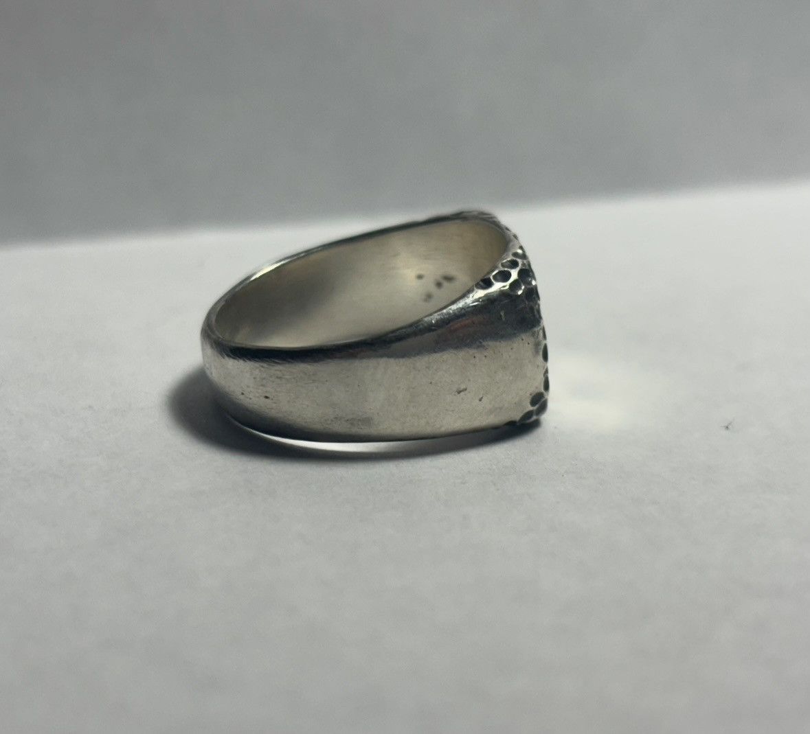 Handmade Size 9.5 Fire Citrine 925 Signet Ring Size ONE SIZE - 9 Thumbnail