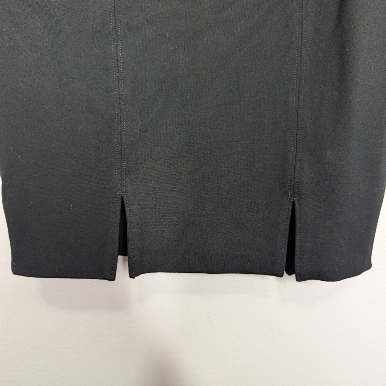 Spanx Spanx Black Stretch Slimming Pencil Skirt Double Back Slit S Size 28" / US 6 / IT 42 - 5 Thumbnail