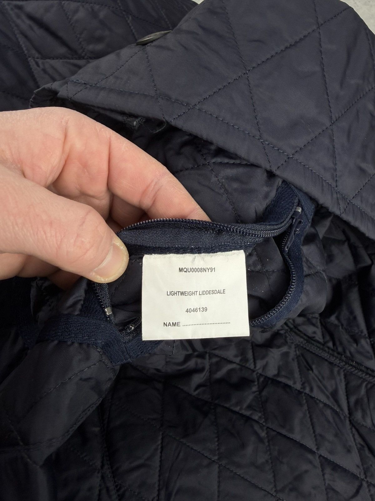 Barbour Barbour Lightweight Liddesdale Quilted Jacket Navy XXL Size US XXL / EU 58 / 5 - 11 Thumbnail