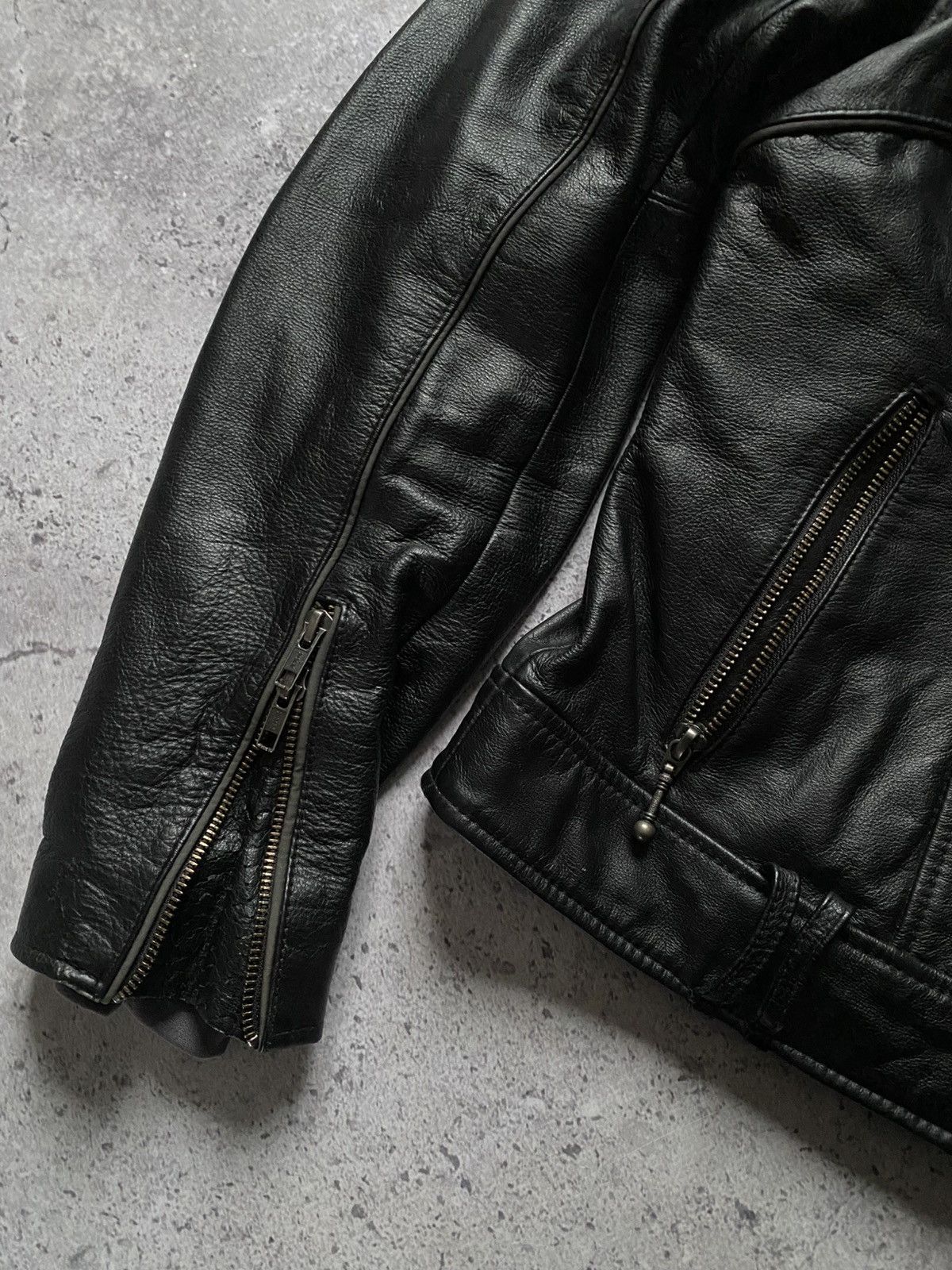Harley Davidson Harley Davidson Willie G Skull Leather Jacket Reflective Y2K Size M / US 6-8 / IT 42-44 - 9 Thumbnail