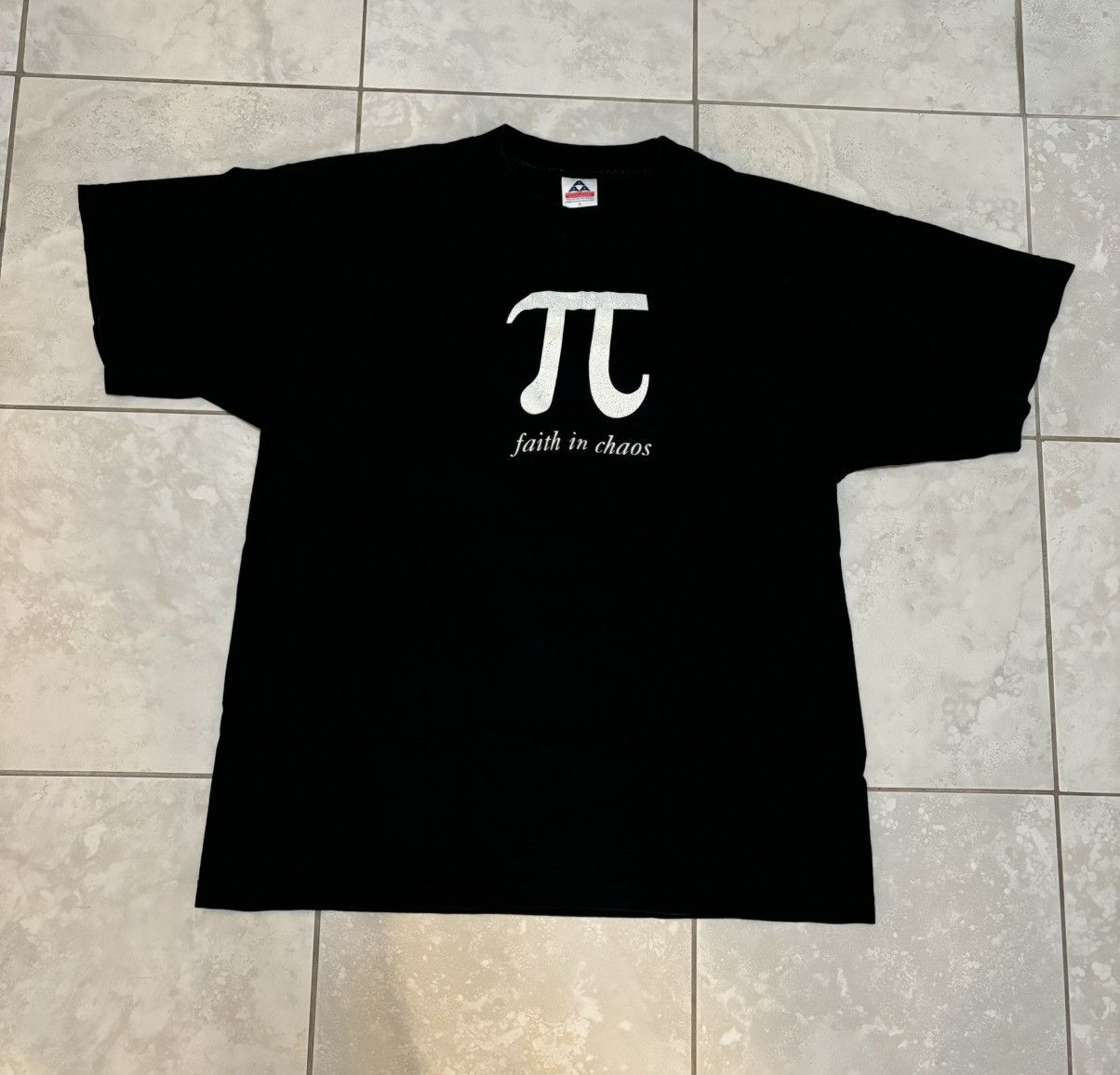 Vintage Rare Vintage 90s Pi Faith in Chaos Darren Aronofsky Movie T Size US XL / EU 56 / 4 - 1 Thumbnail