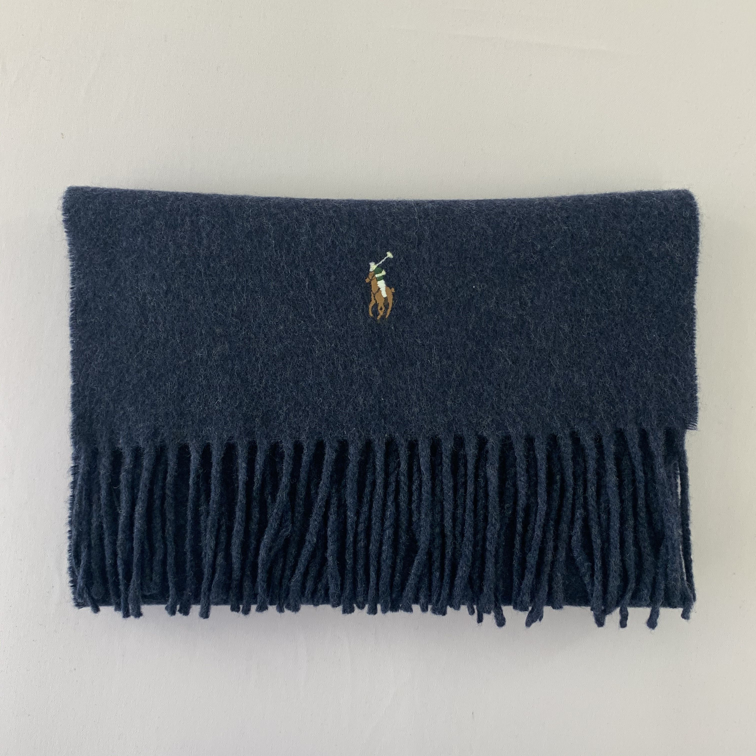 Polo Ralph Lauren Polo Ralph Lauren Scarf Wool Muffler Neck Wrap BL4115 Size ONE SIZE - 4 Thumbnail
