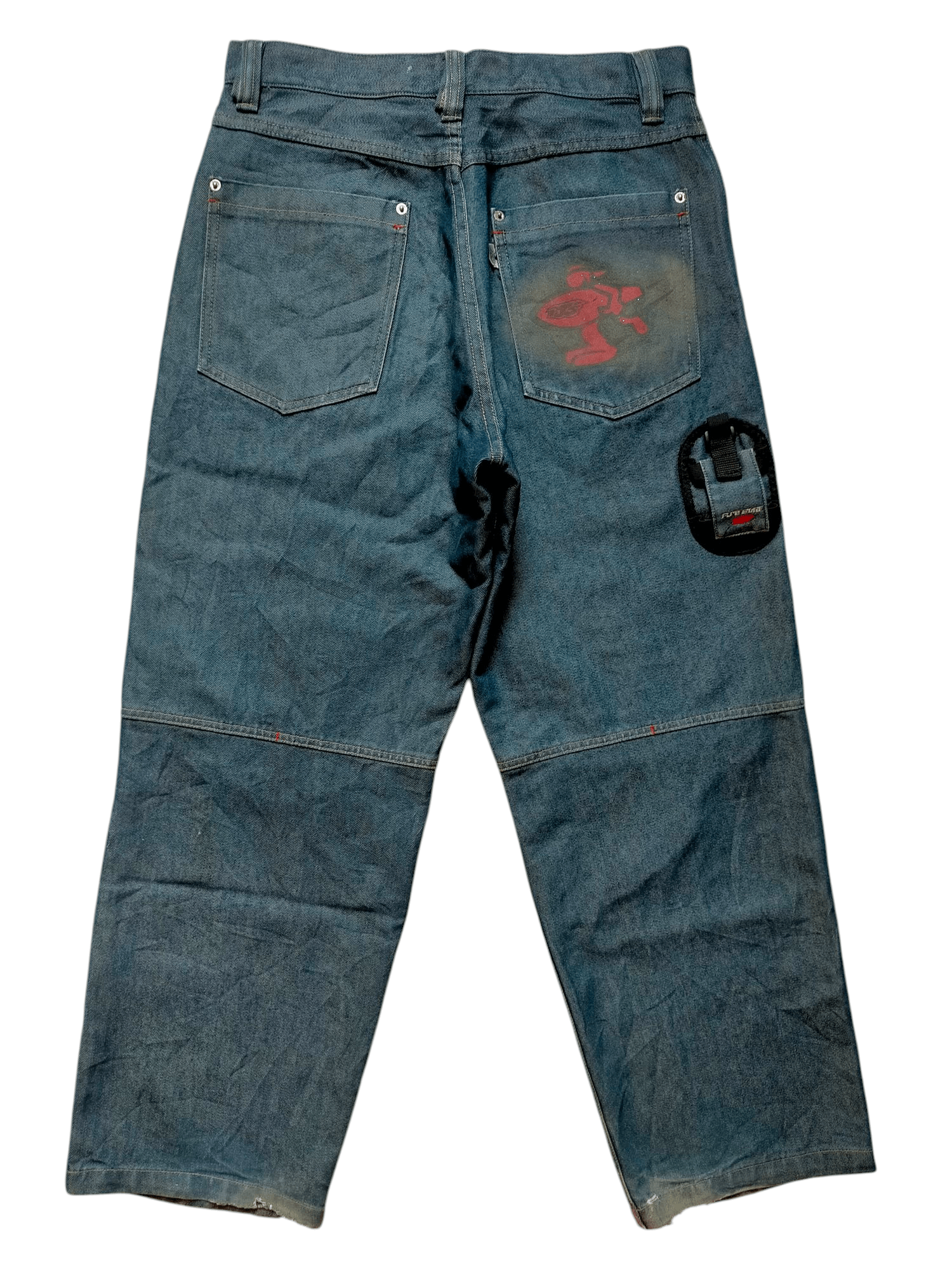 JNCO × Japanese Brand Pjs Surf Baggy Hip Hop Style Denim Size US 32 / EU 48 - 1 Thumbnail