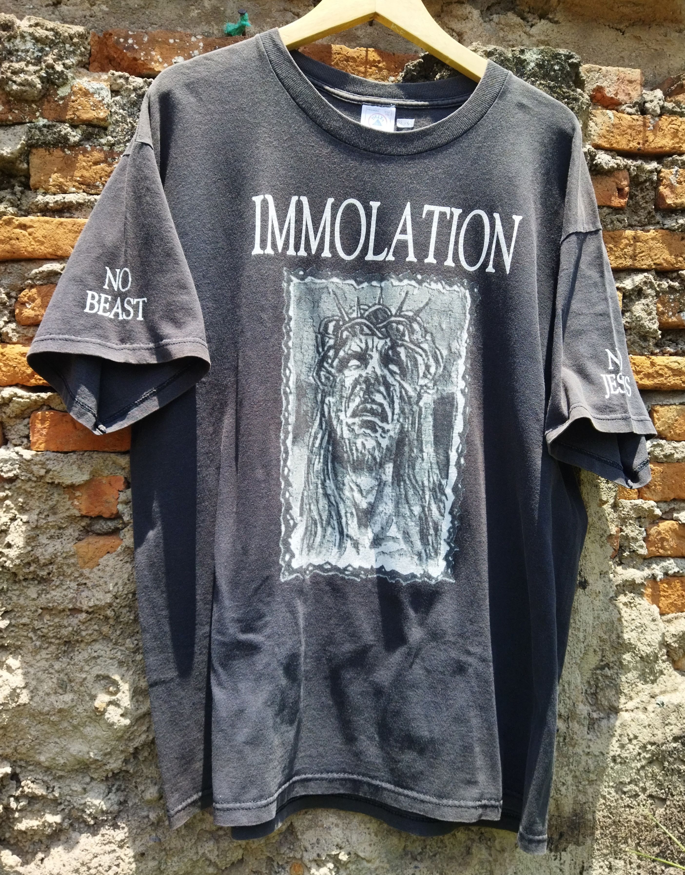 Band Tees Vintage immolation no jesus, no beast Size US XL / EU 56 / 4 - 1 Thumbnail