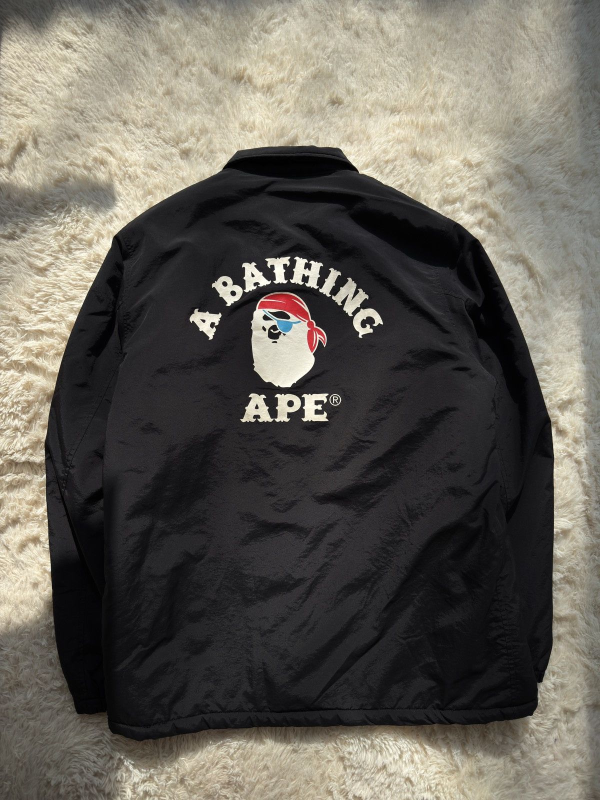 Rare Bathing Ape BAPE Pirate Store Fleece pile Lined Jacket