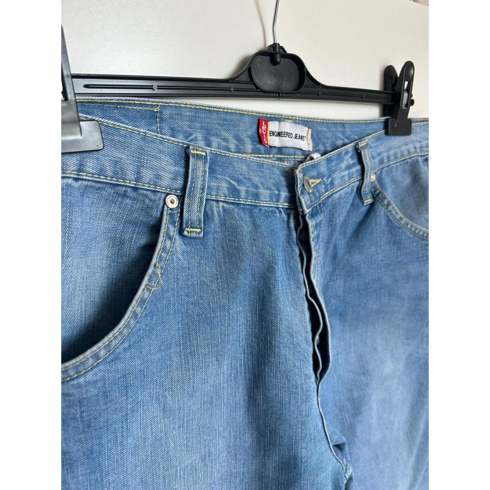 Levi's Levi's Engineered W34 - Wide Leg Twisted Seam Y2K Jeans Size US 34 / EU 50 - 6 Thumbnail