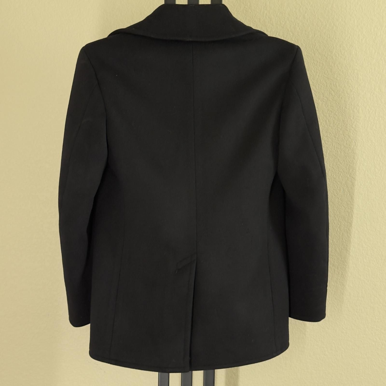 Other Authentic 1960s US Navy Kersey Wool Peacoat Dark Blue 34R Size US M / EU 48-50 / 2 - 6 Thumbnail