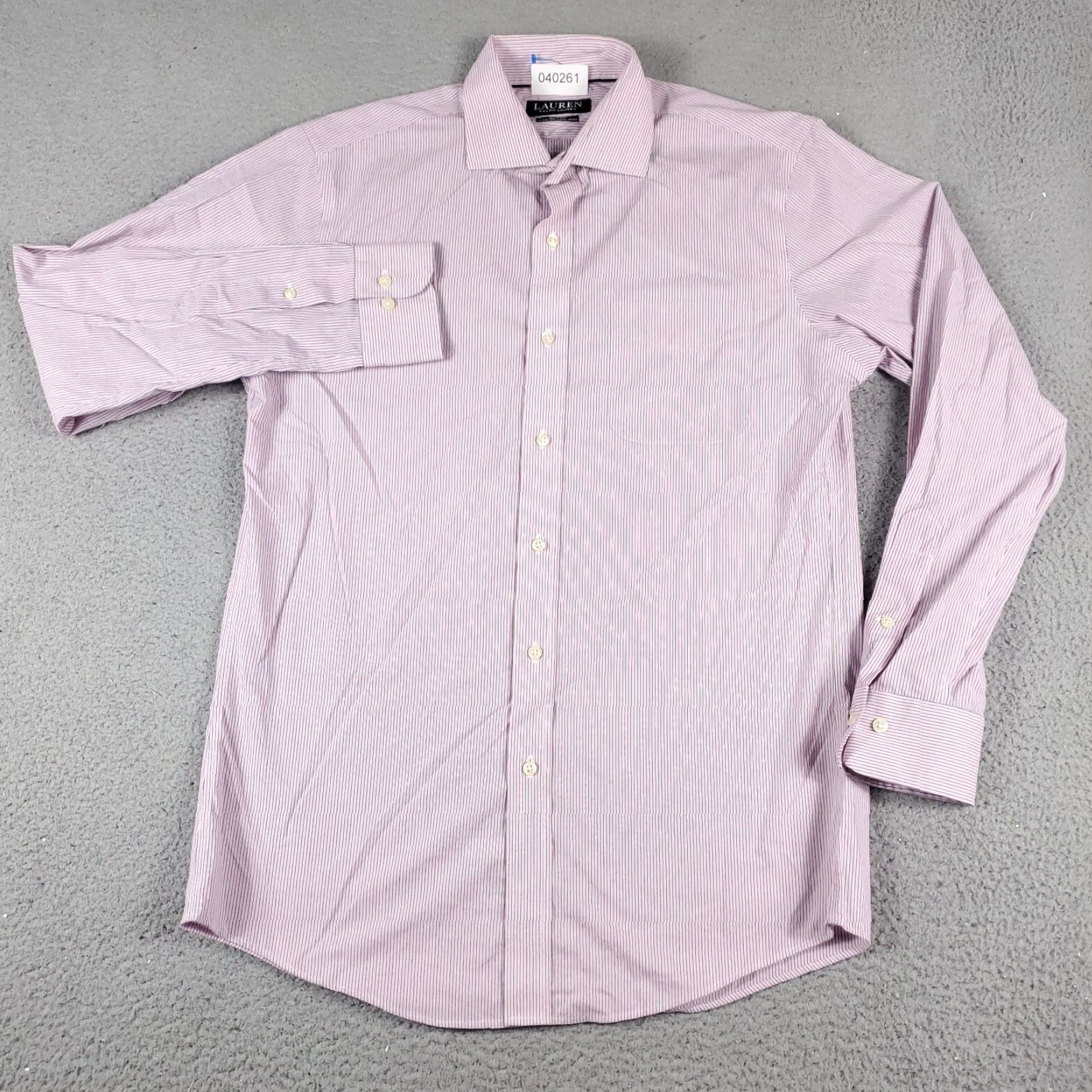 Ralph Lauren VINTAGE Ralph Lauren Shirt Mens Medium Pink Striped Button Up Long Sleeve Casual Formal Business Size US M / EU 48-50 / 2 - 2 Thumbnail