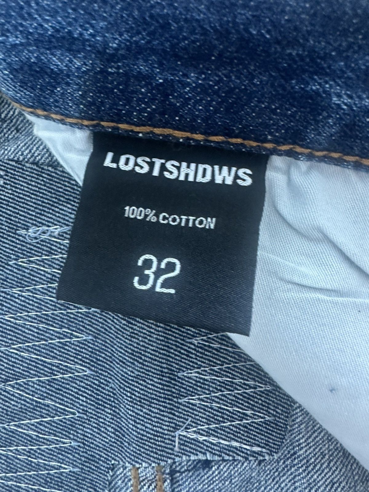 LOSTSHDWS Lost Shadows Destroyed Waxed Denim | Grailed