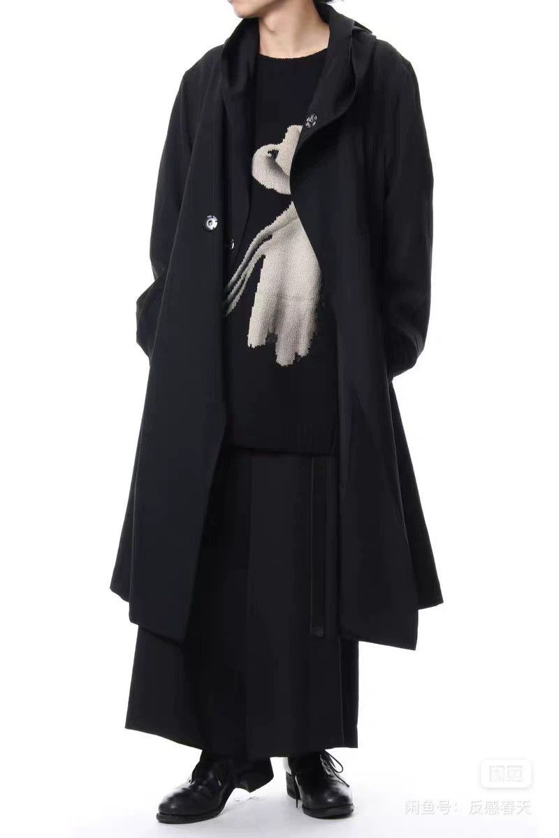 Yohji Yamamoto Yohji Yamamoto Regulation Belted Boxer Robe Coat Size US S / EU 44-46 / 1 - 4 Thumbnail