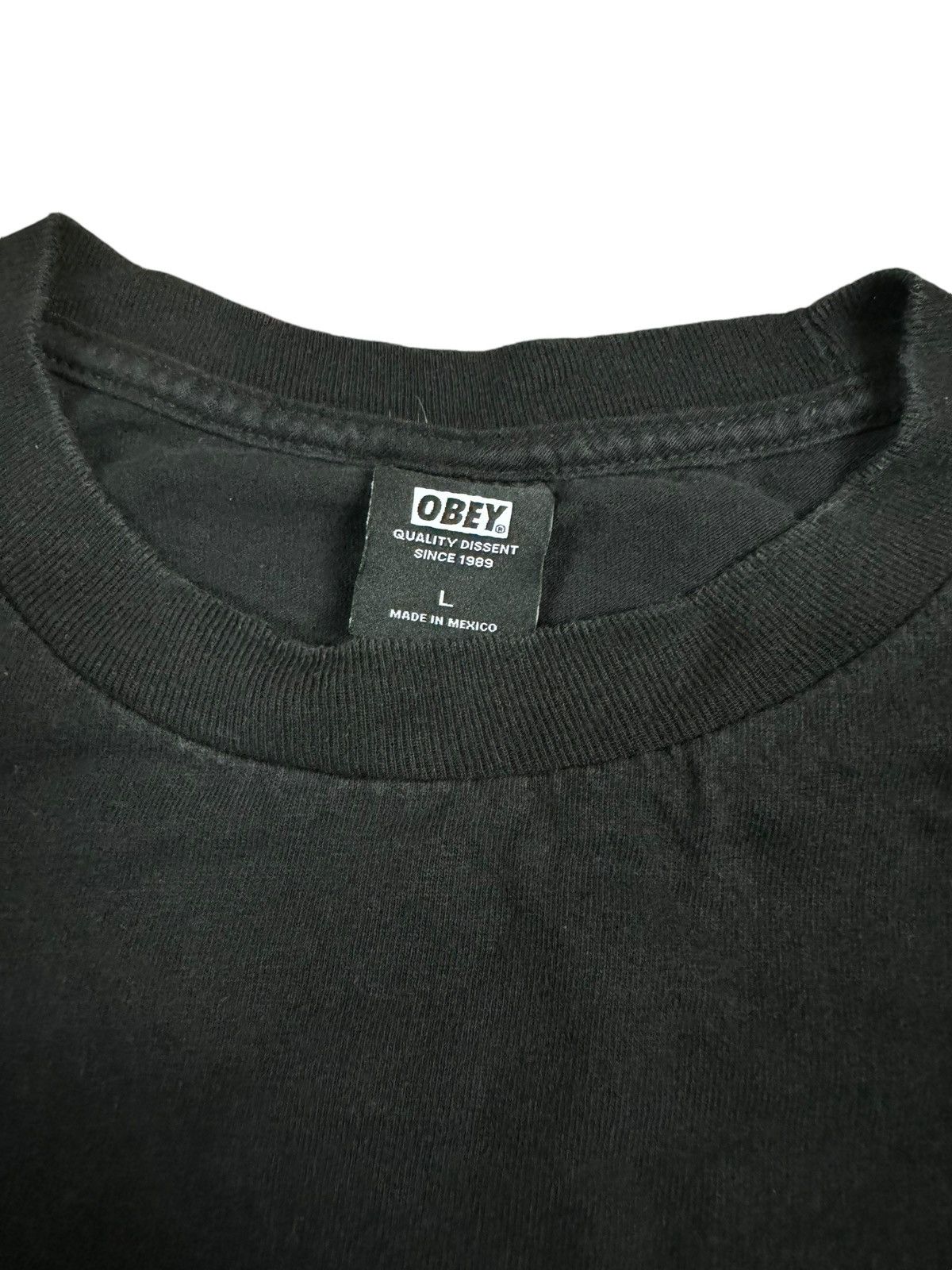 Japanese Brand × Obey Obey Big Rose Logo Long Sleeve Shirt Size US L / EU 52-54 / 3 - 6 Thumbnail
