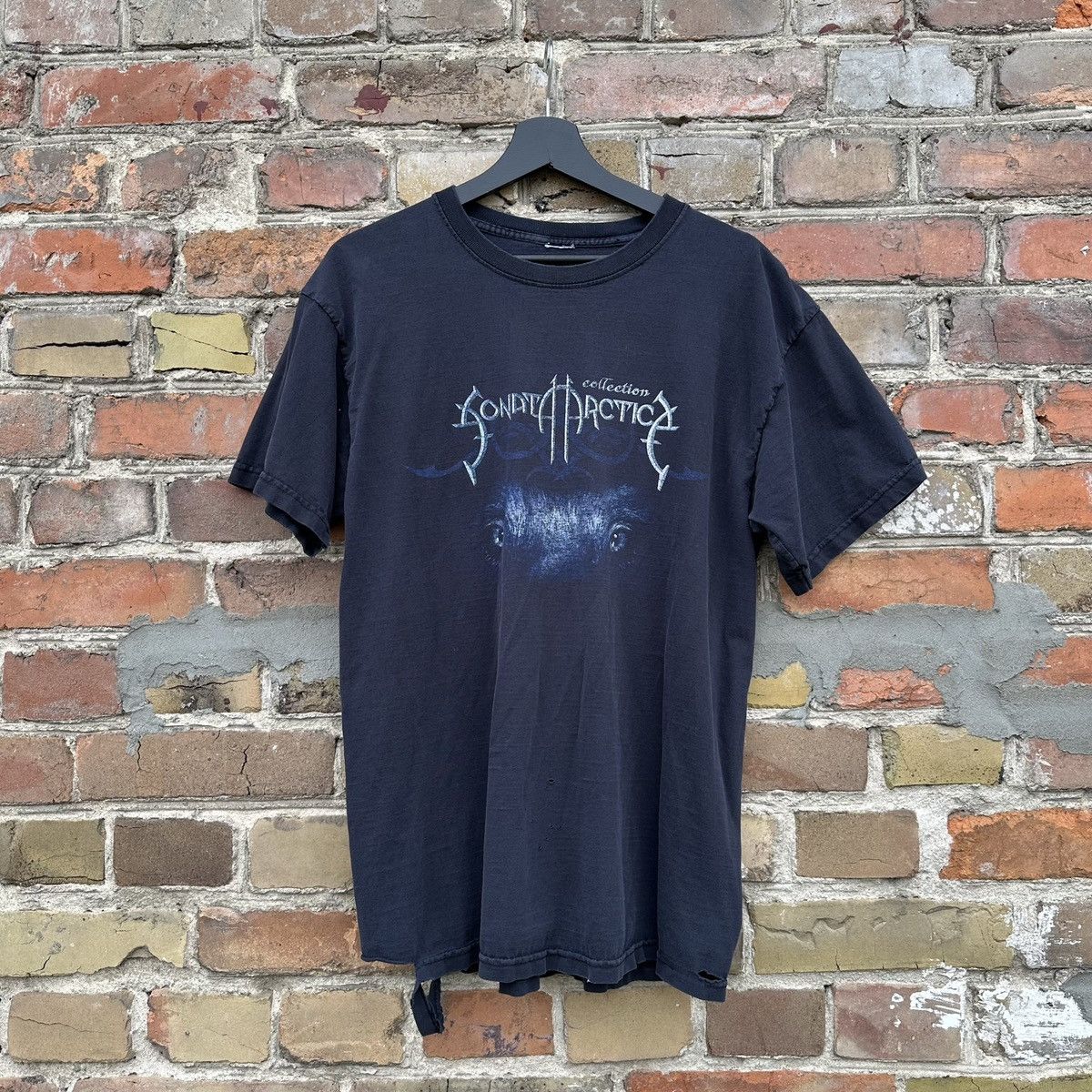 Band Tees Sonata Arctica Vintage 00s T-Shirt Band Destroyed L Merch Size US L / EU 52-54 / 3 - 1 Thumbnail