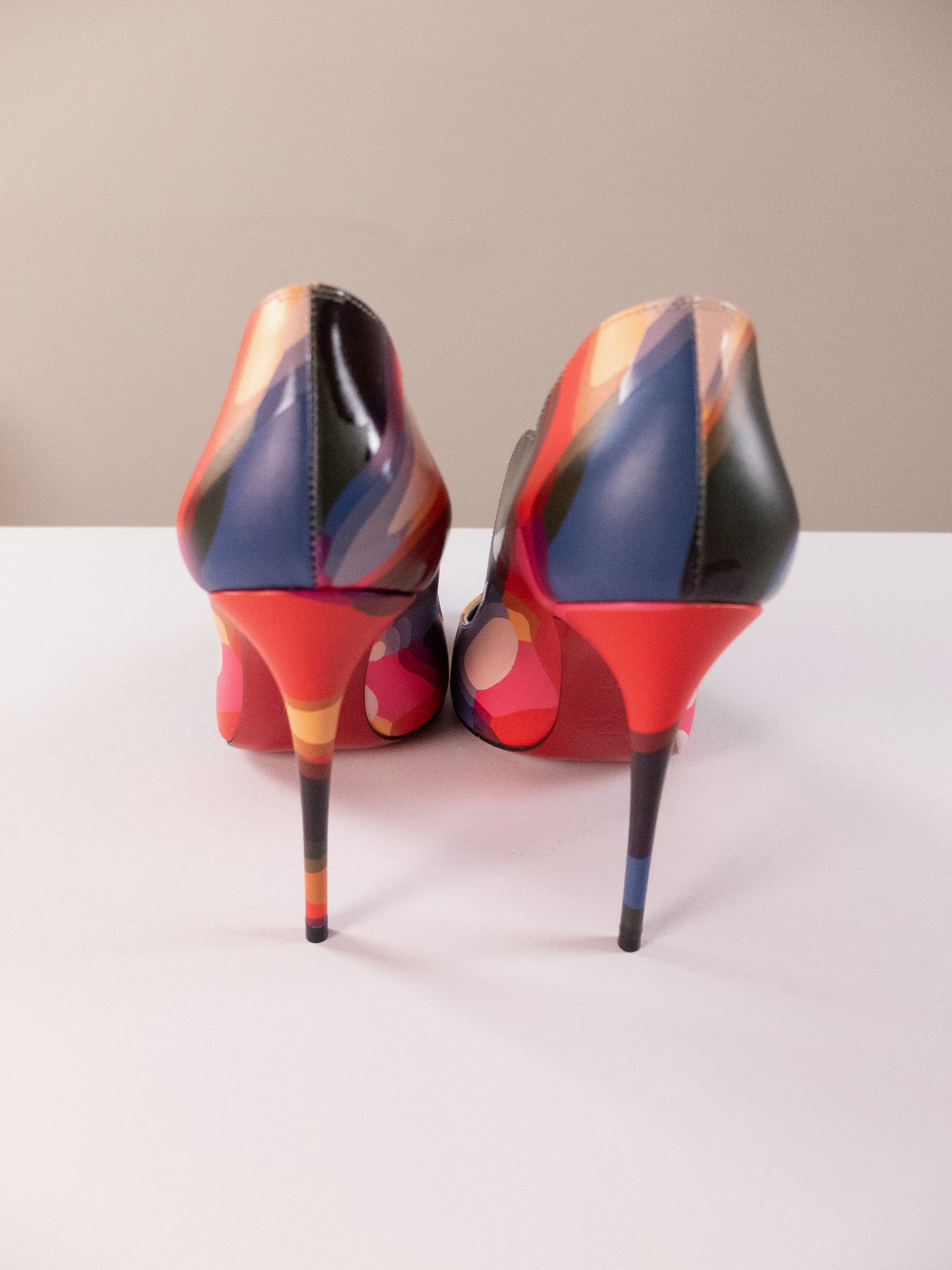 Christian Louboutin CHRISTIAN LOUBOUTIN Hot Chick printed leather pumps 7 37 Size US 6.5 / IT 36.5 - 8 Thumbnail