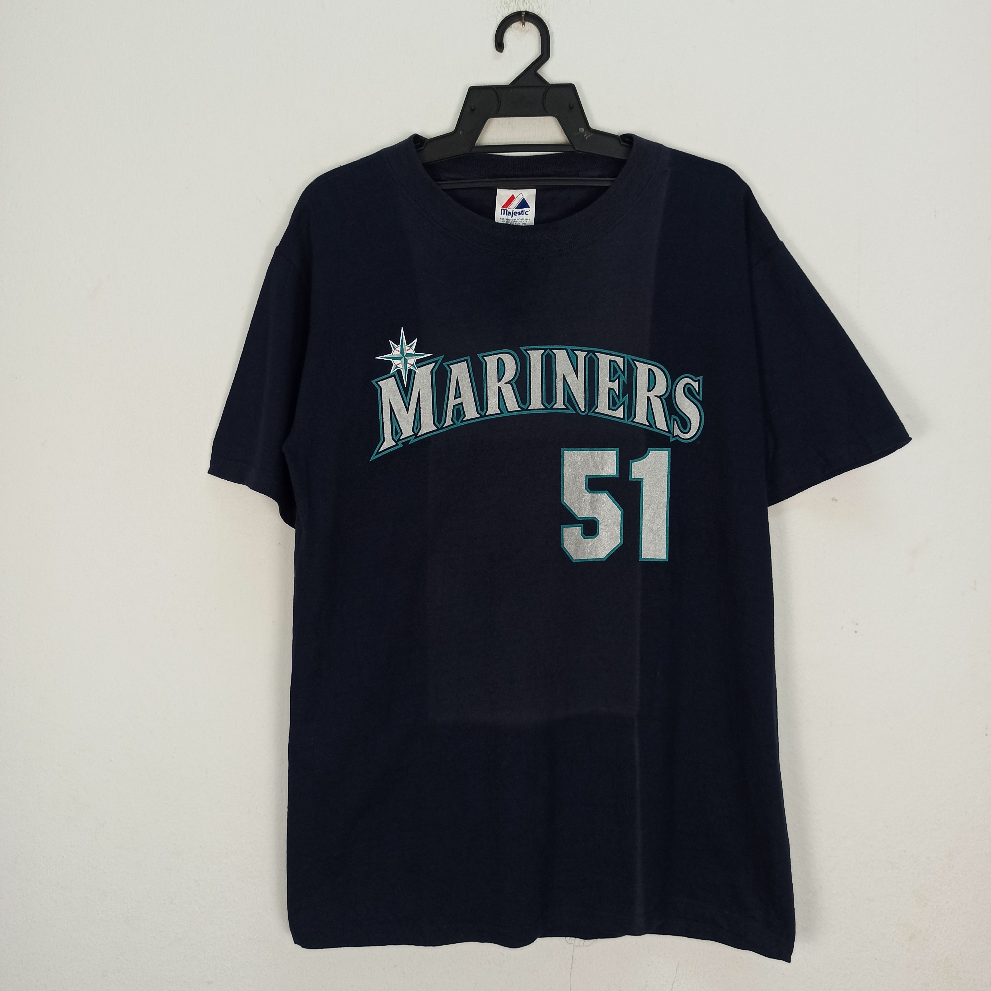 MLB × Majestic × Pro Player 💥Sun Faded💥 Mlb Mariners ichiro Pro Player majestic Size US M / EU 48-50 / 2 - 1 Thumbnail