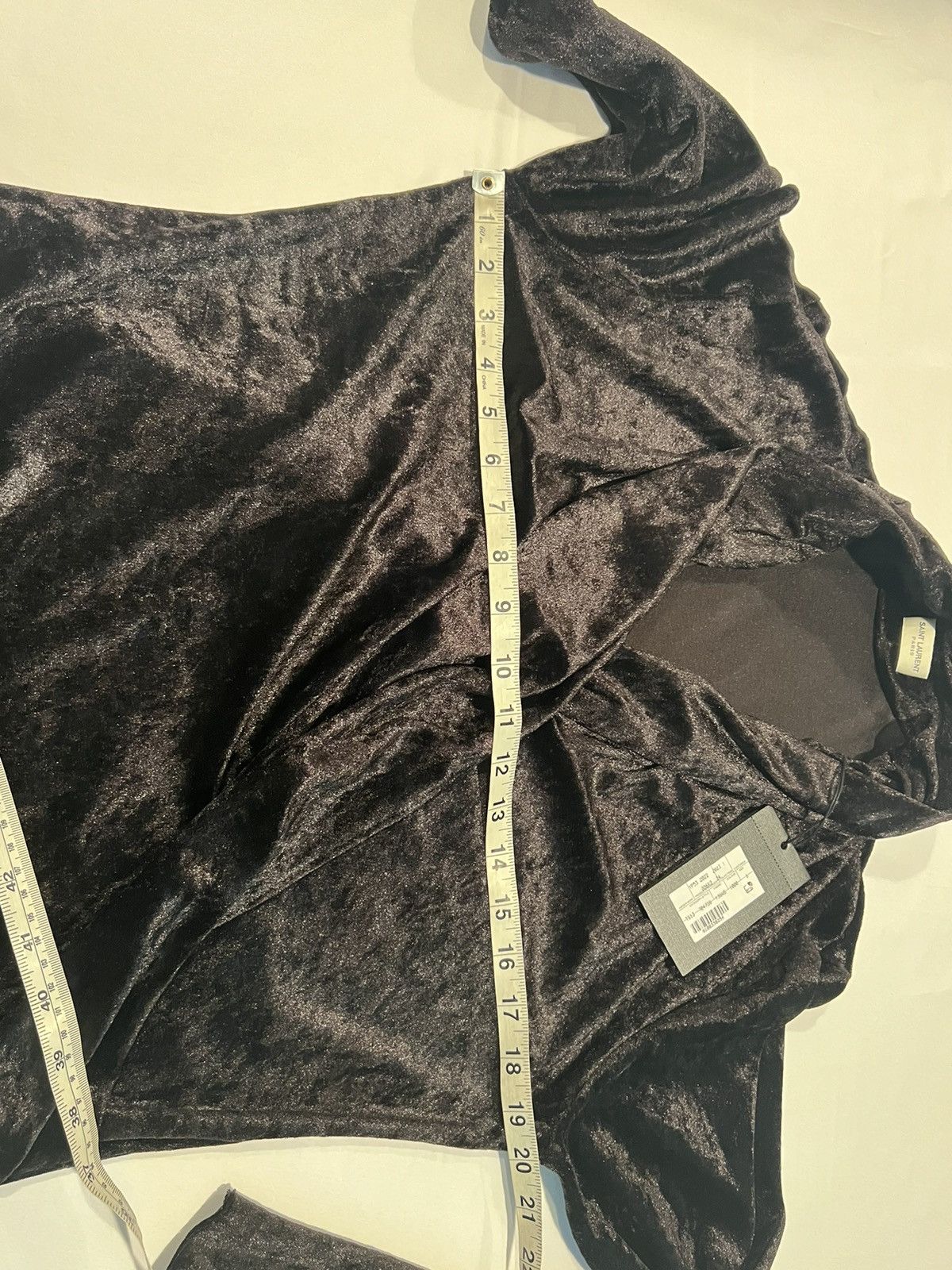 Saint Laurent Paris Saint Laurent wrap velvet shirt tunic.S . $1190 Size US S / EU 44-46 / 1 - 8 Thumbnail