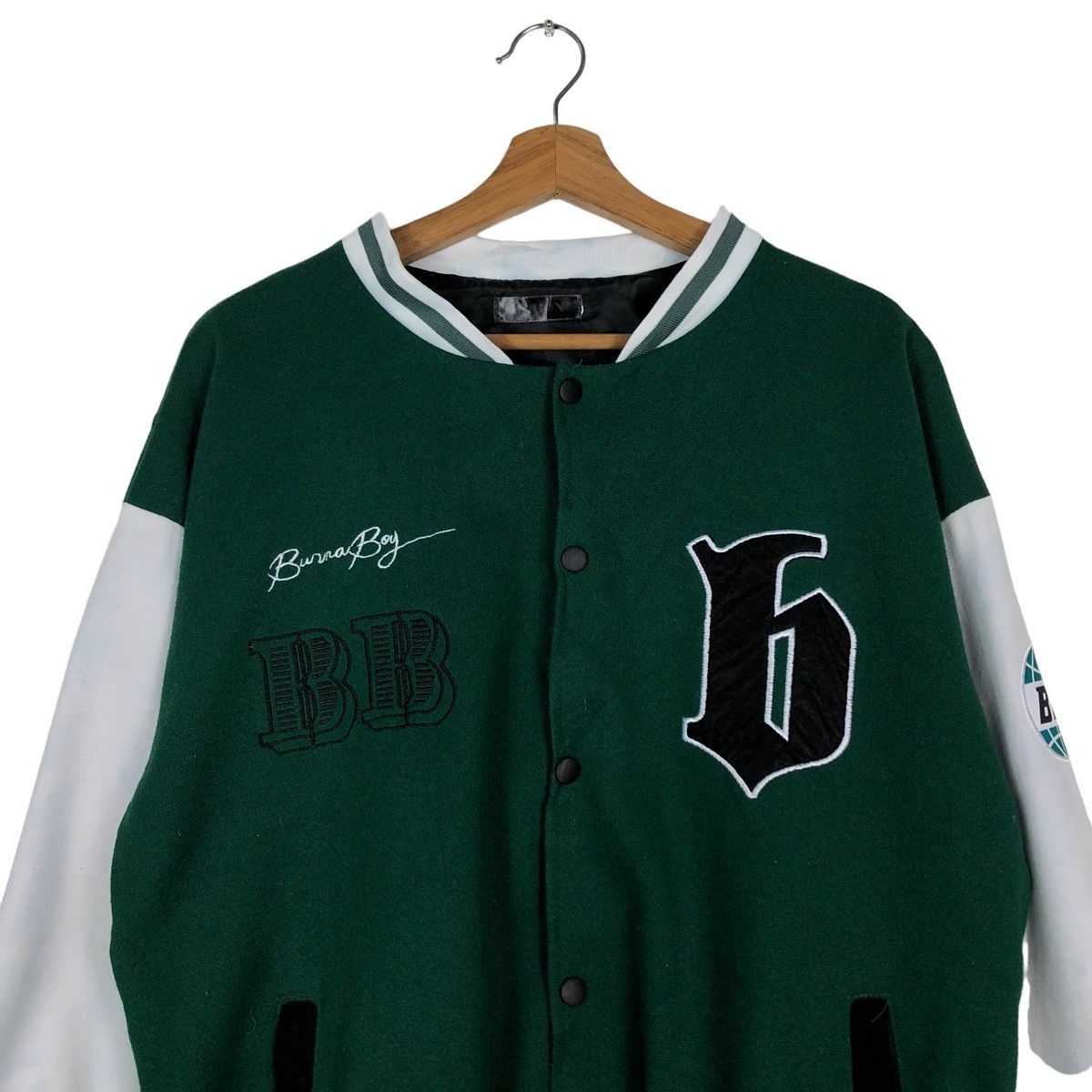 Japanese Brand 🔥Varsity Bomber Jacket Big Logo Alphabet B Japan Size US M / EU 48-50 / 2 - 3 Thumbnail
