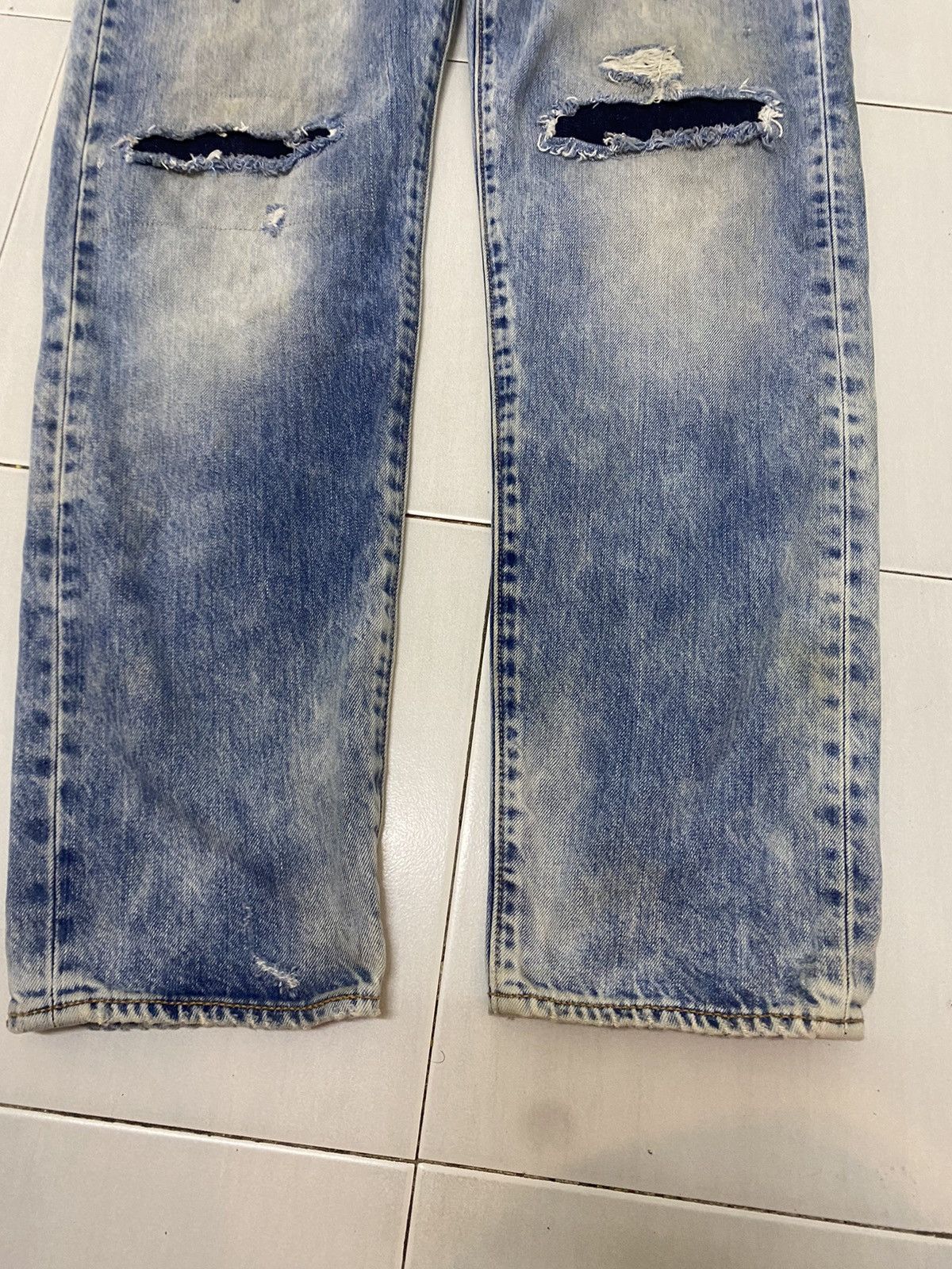 Levi's × Levi's Vintage Clothing LEVIS 501 JEANS FADED CUSTOM Size US 34 / EU 50 - 3 Thumbnail