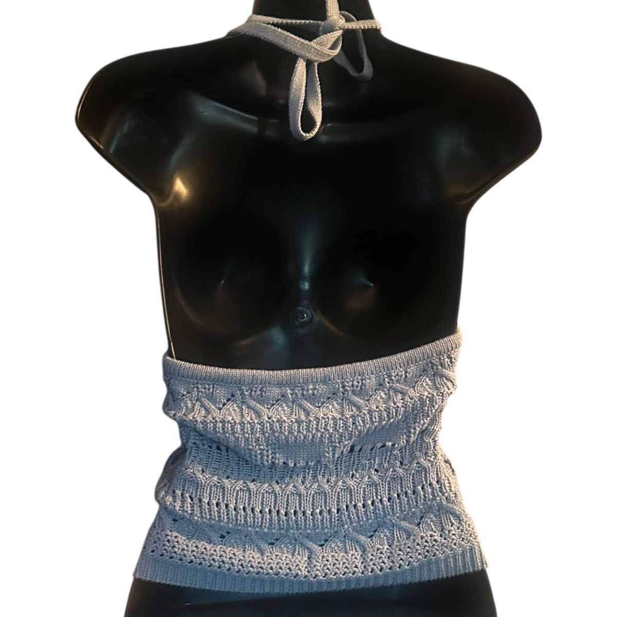 Other Sky and Sparrow light blue sweater knit halter top Size M / US 6-8 / IT 42-44 - 4 Thumbnail