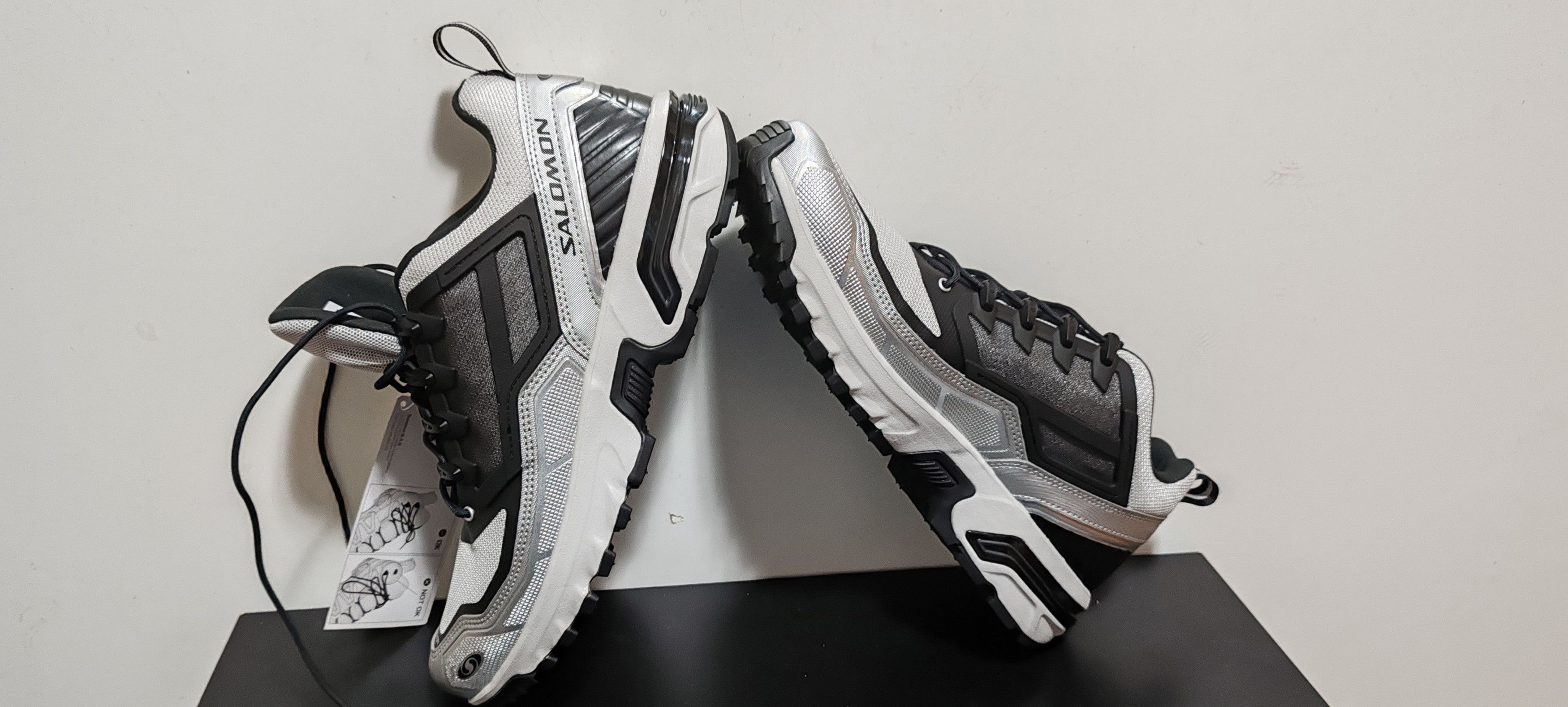 Salomon Salomon ACS +FT Glacier Gris/Black/Silver Tg:Eur 44 Size US 10.5 / EU 43-44 - 11 Thumbnail