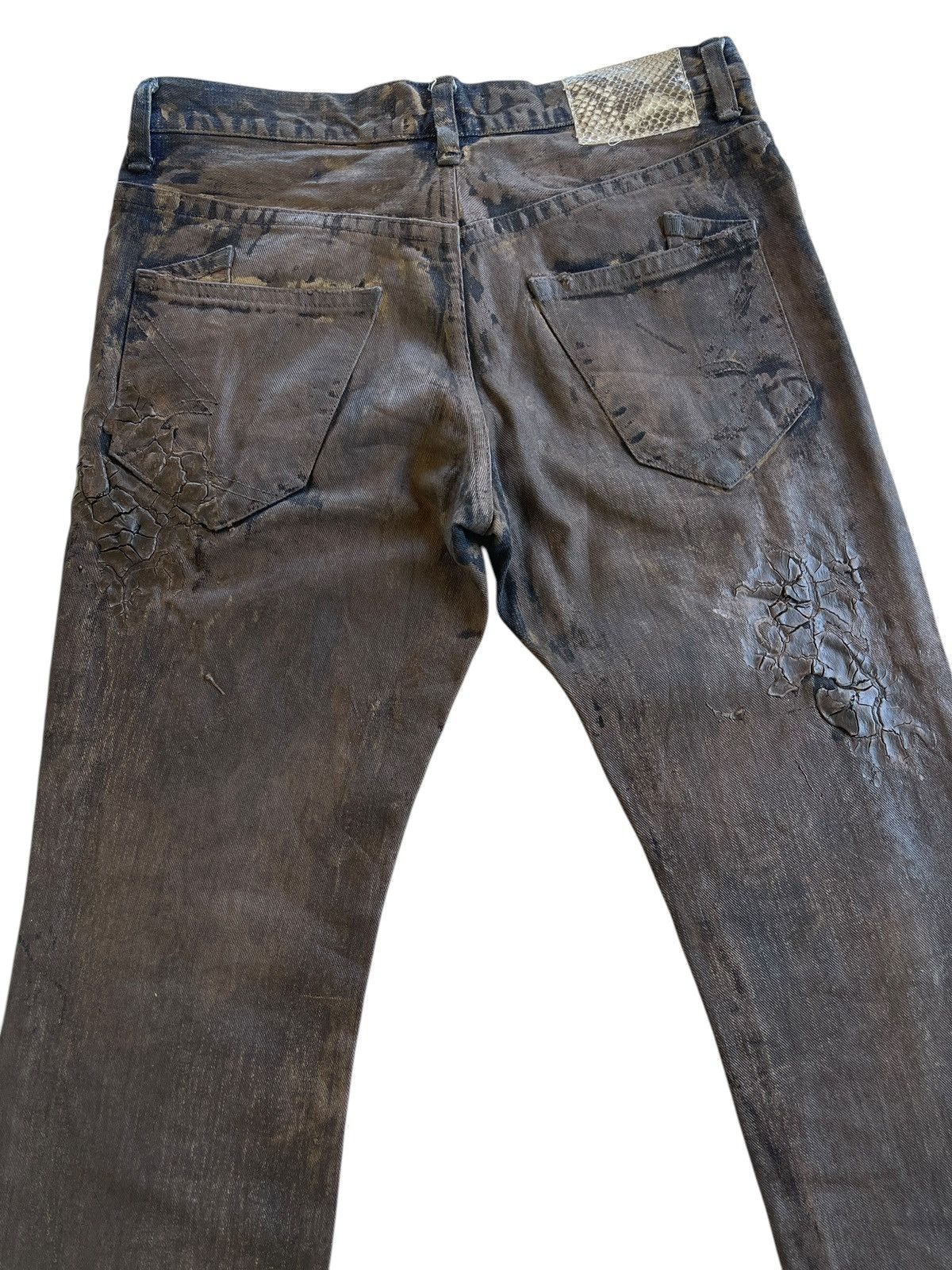 semanticdesign RARE❗️SemanticDesign Waxed Jeans Size US 33 - 8 Thumbnail