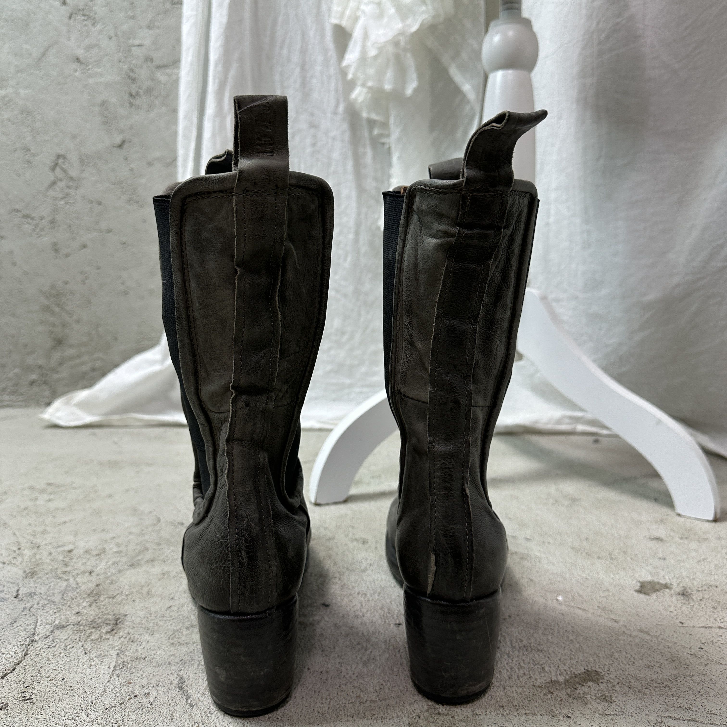 A.S.98 Vintage Leather Biker Airstep AS 98 Boots Y2K Size US 8 / IT 38 - 5 Thumbnail