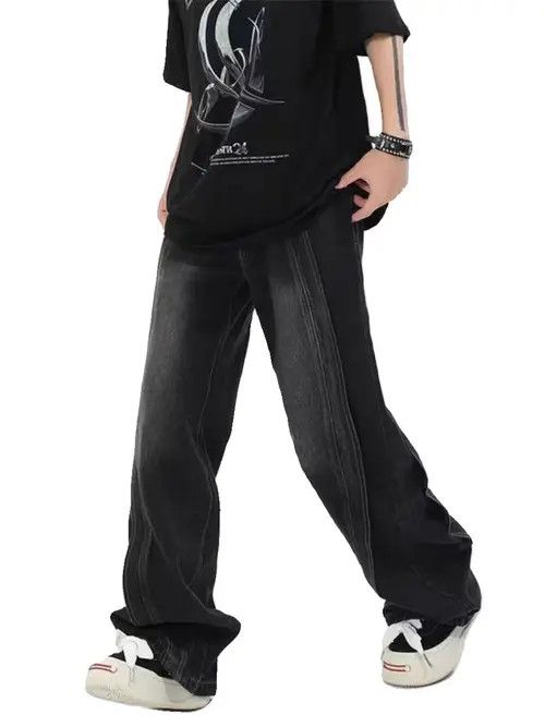 Japanese Brand Hamada x Arai Black High Street Vintage Loose Jeans Size US 34 / EU 50 - 3 Thumbnail