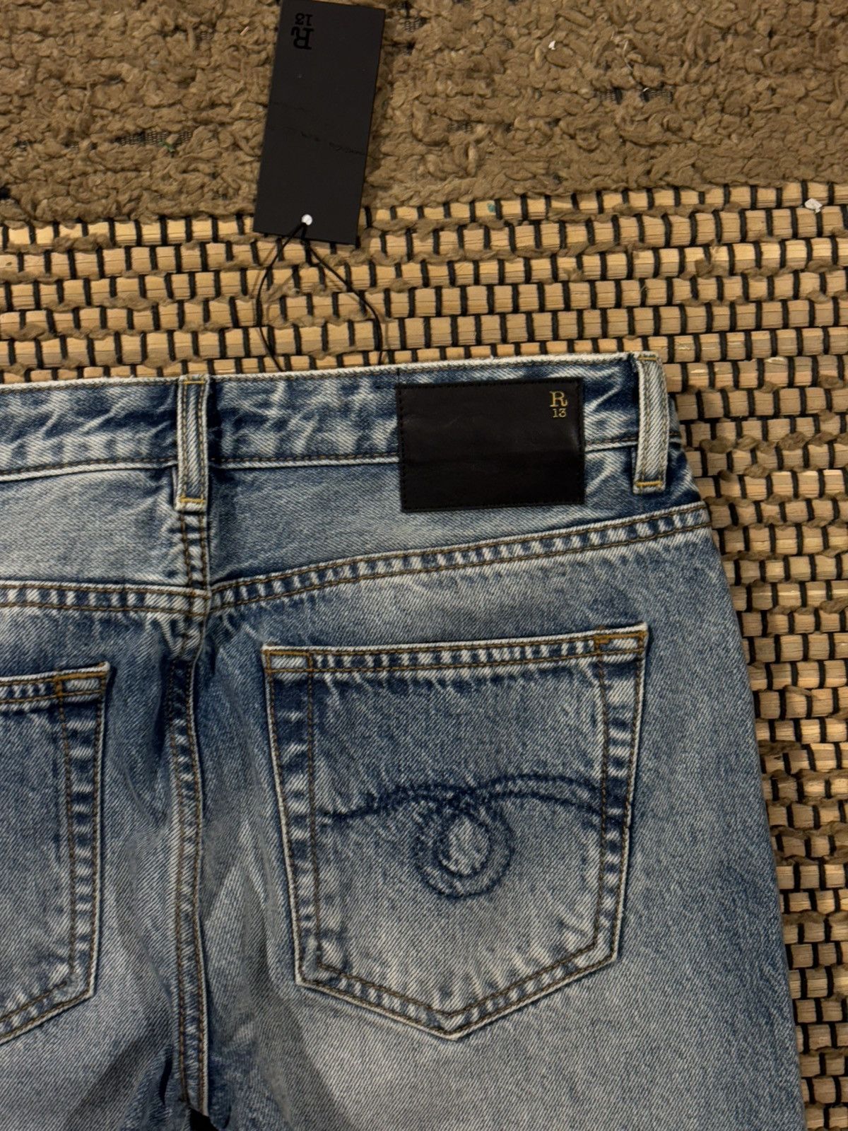 R13 R13 Shirring Boy Boot Jeans Size 25" / US 0 / IT 36 - 6 Thumbnail