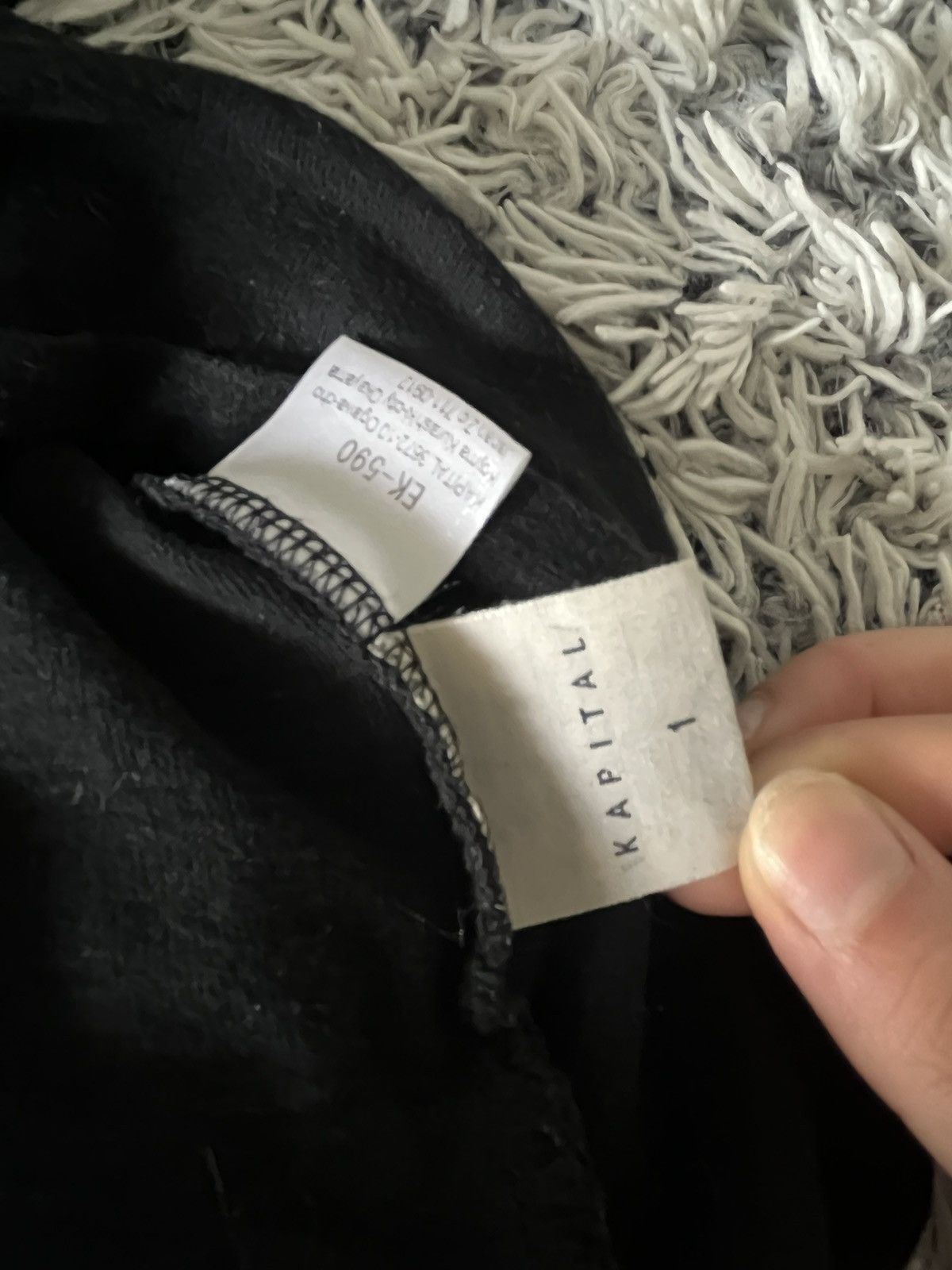 Kapital Kapital Unisex Smilie Patch Long Sleeve Size US S / EU 44-46 / 1 - 7 Thumbnail