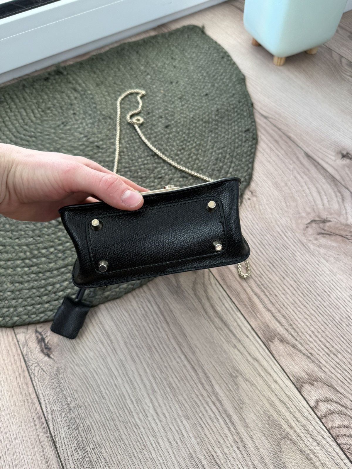 Designer × Furla Furla Leather black Handbag Size ONE SIZE - 5 Thumbnail