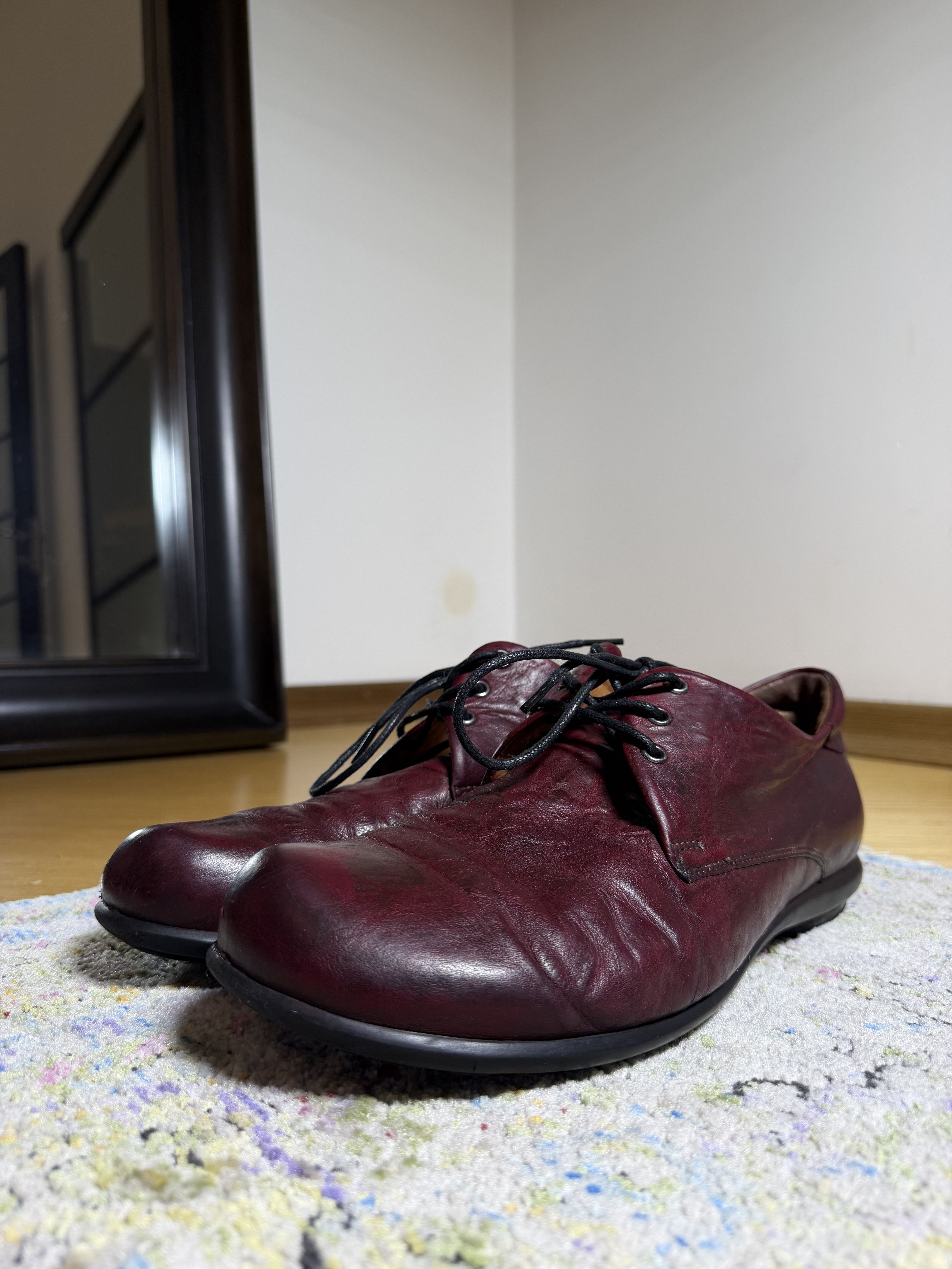 Genuine Leather Think! Menscha Barefoot Bordeaux Casual Shoes Size US 12 / EU 45 - 1 Thumbnail