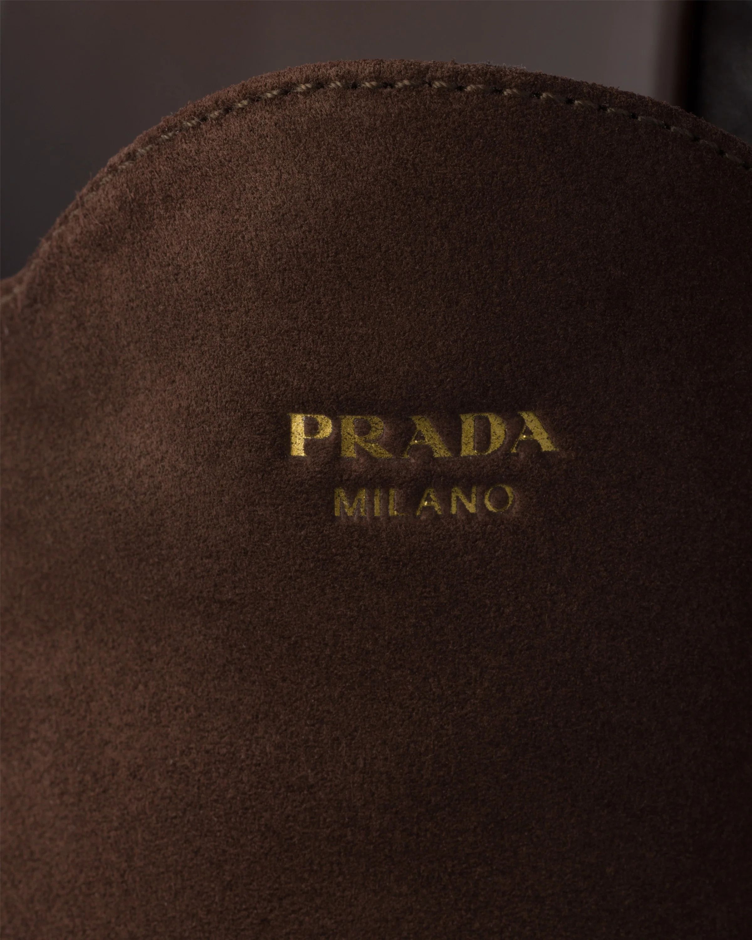 Prada o1srvl11e0226 Suede Slippers in Brown Size US 10 / EU 43 - 6 Thumbnail