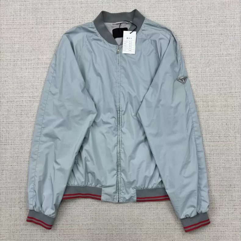 Prada Prada Solid color classic triangle logo nylon jacket Nextar Size US XL / EU 56 / 4 - 1 Thumbnail