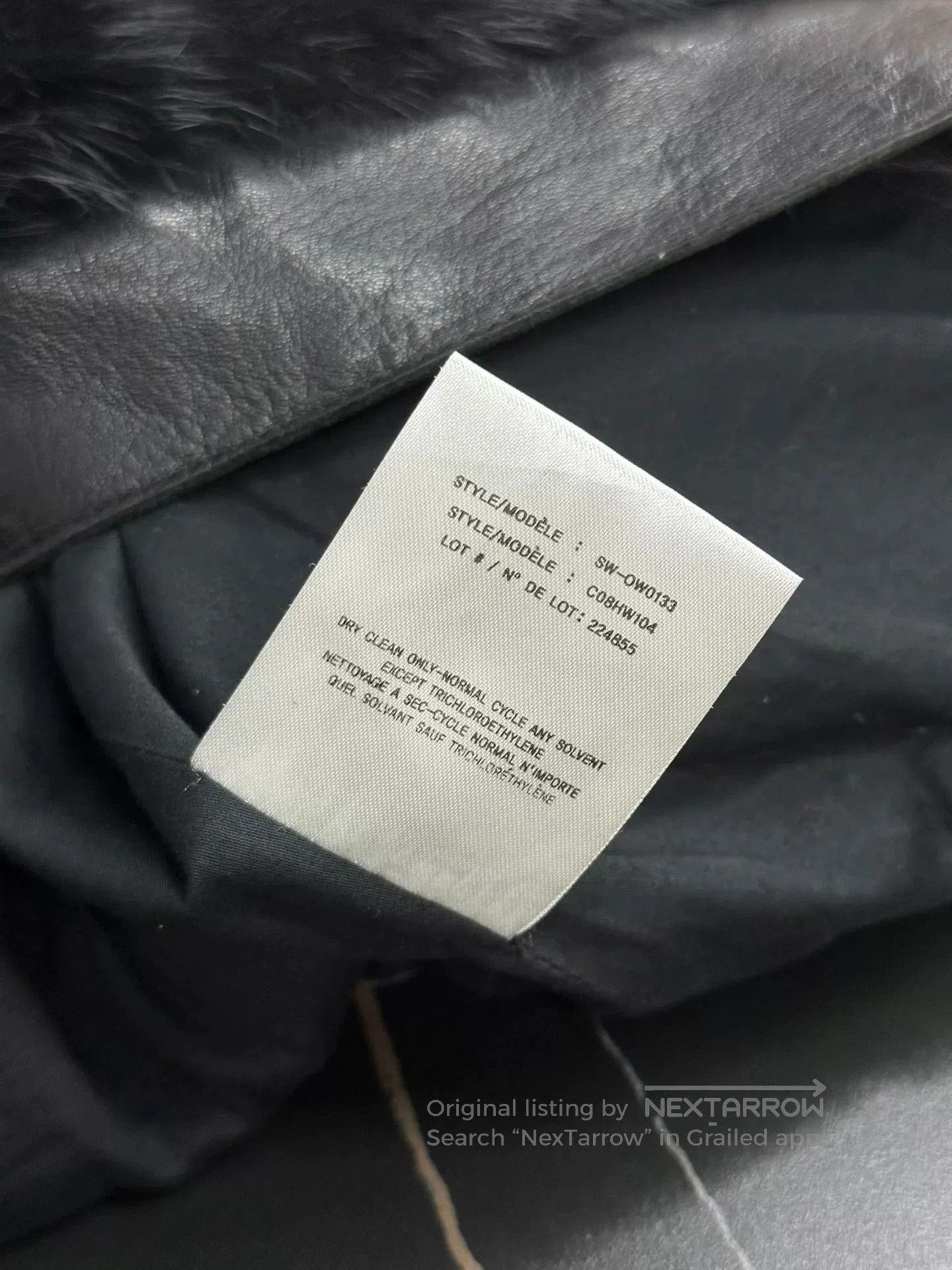 Helmut Lang Helmut Lang Black Fur Leather Coat. Size US M / EU 48-50 / 2 - 6 Thumbnail