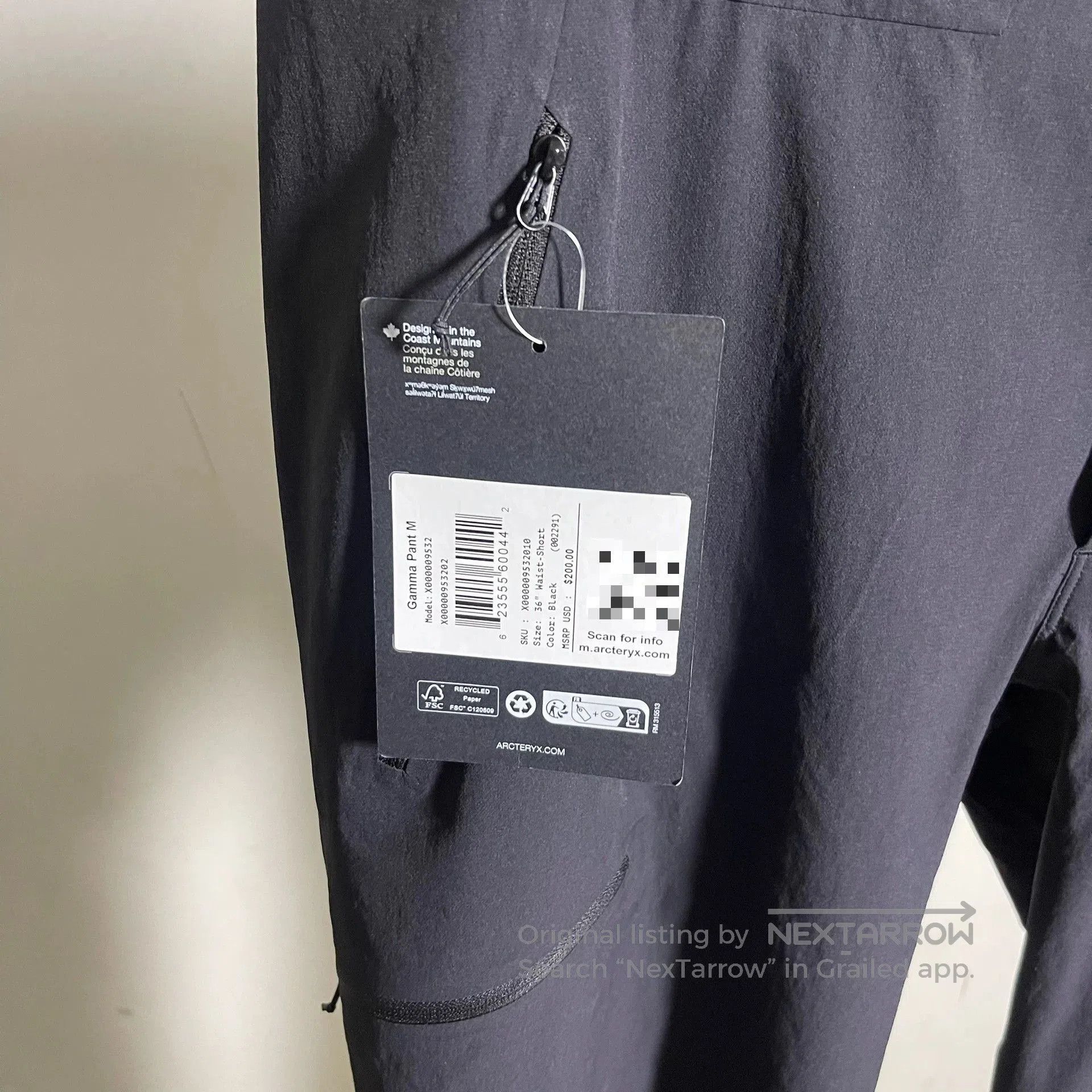 Arc'teryx Arcteryx Gamma Pant Men's. Size US 36 / EU 52 - 4 Thumbnail