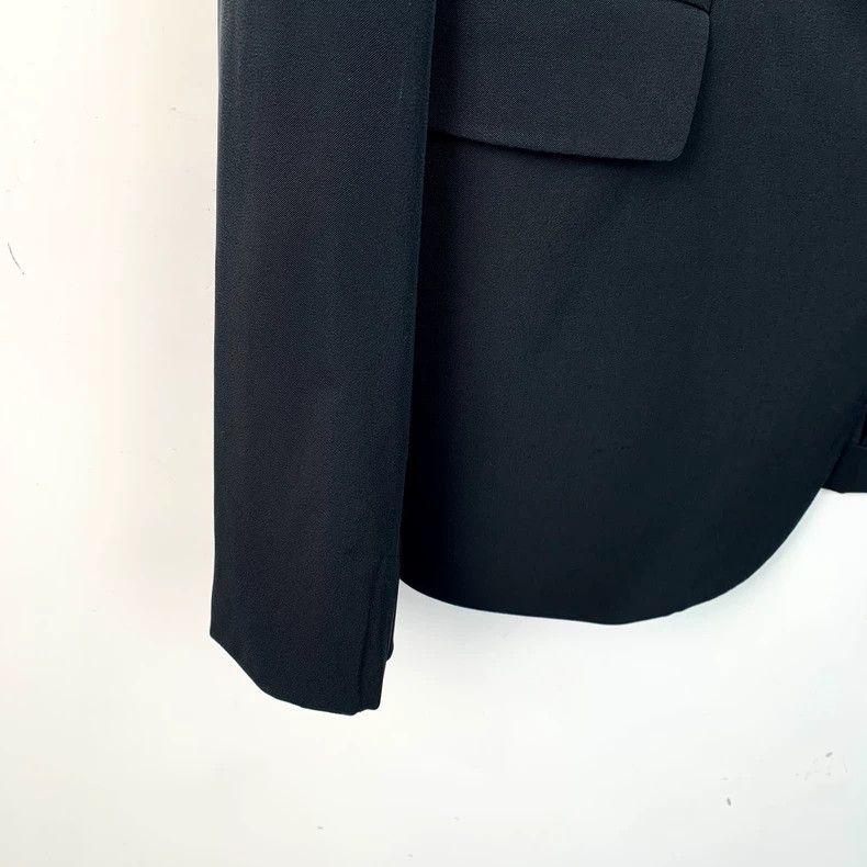 Prada Prada Black V-neck single-breasted long-sleeved JKT 2501-N Size 52R - 4 Thumbnail